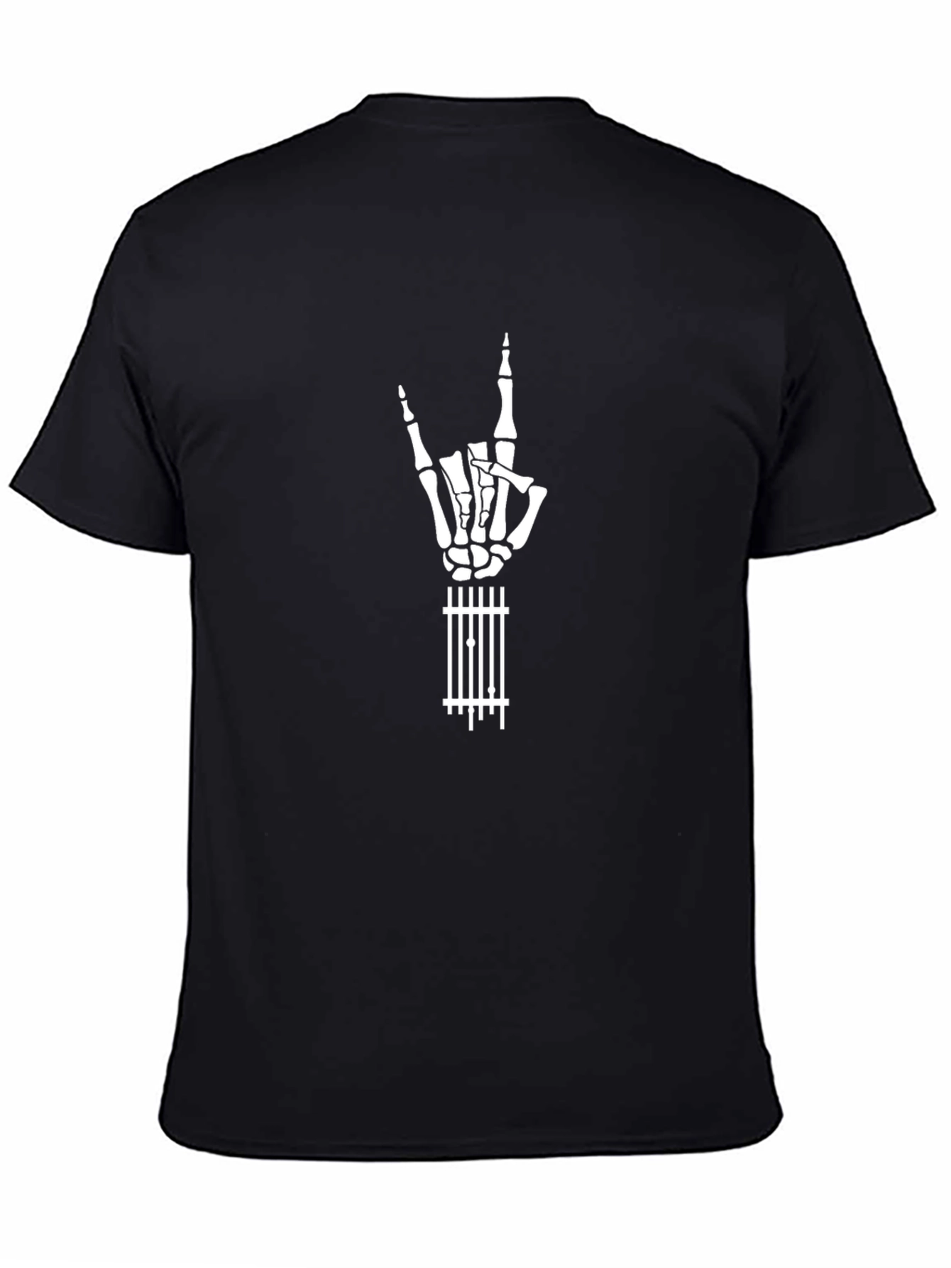 Rock On Skeleton Hand T-Shirt