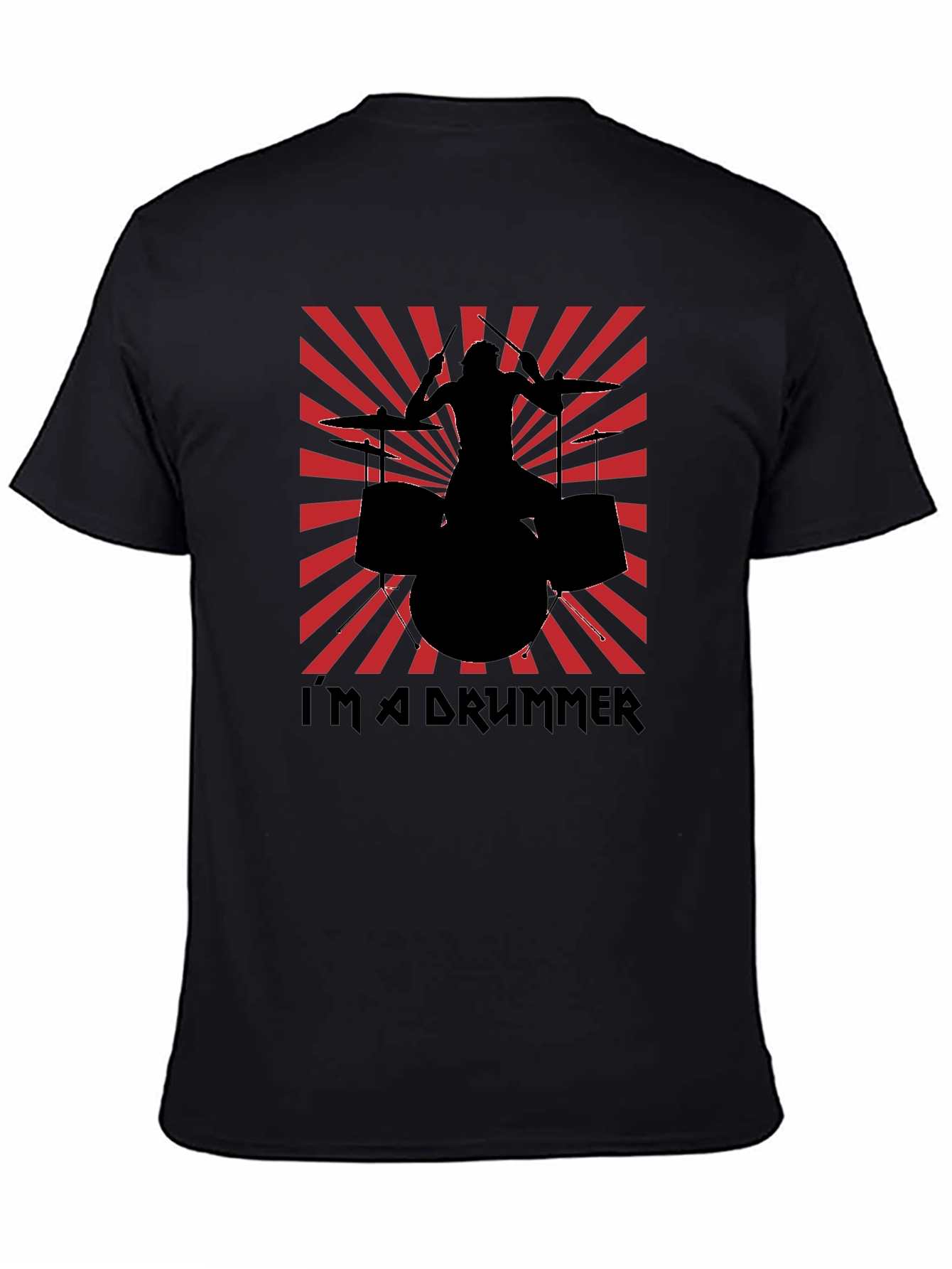 Im a Drummer T-Shirt - Black