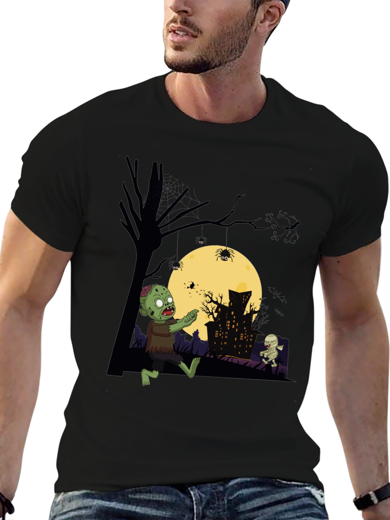Halloween Zombie Graphic Tee