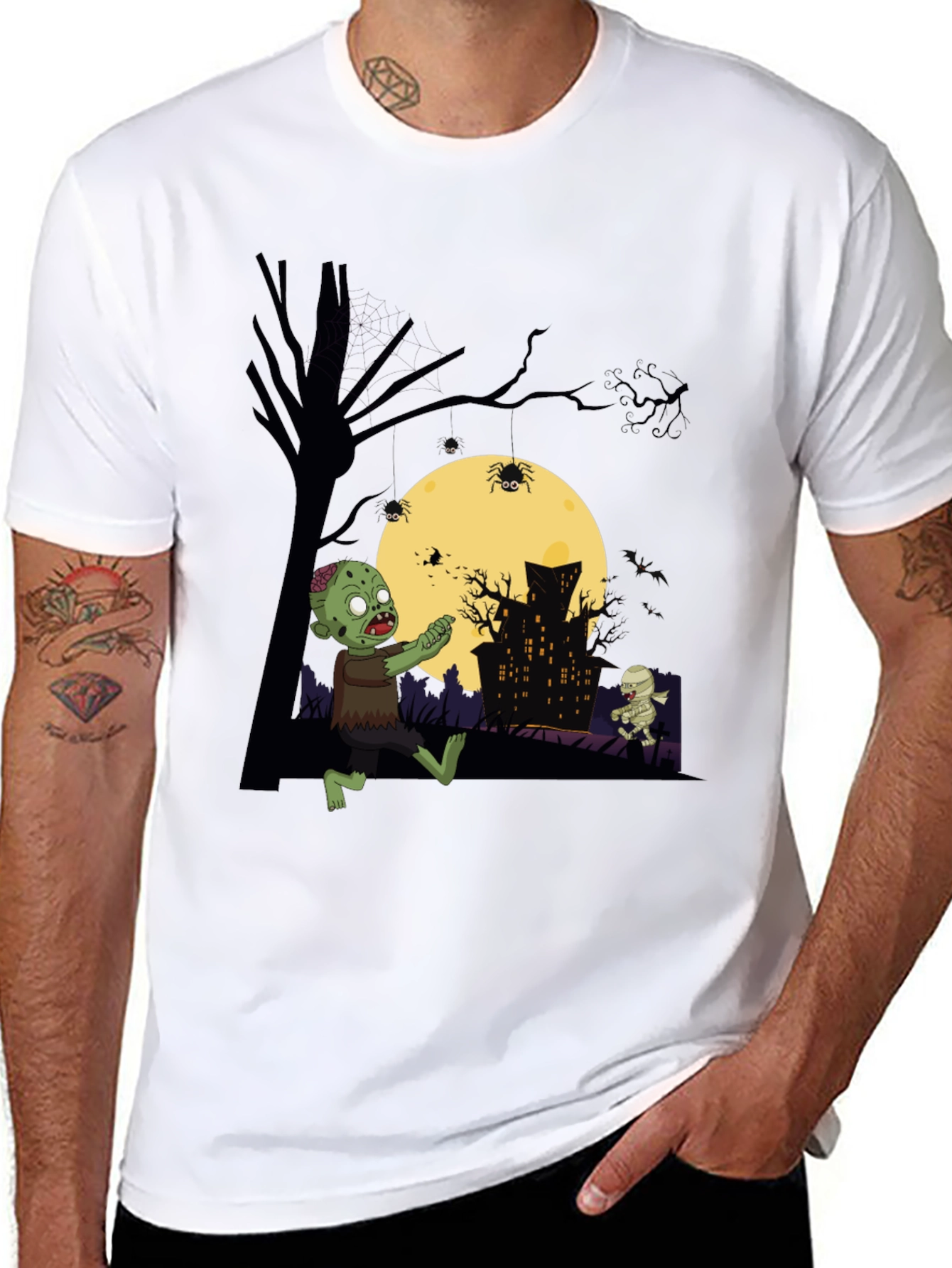 Halloween Zombie Graphic Tee