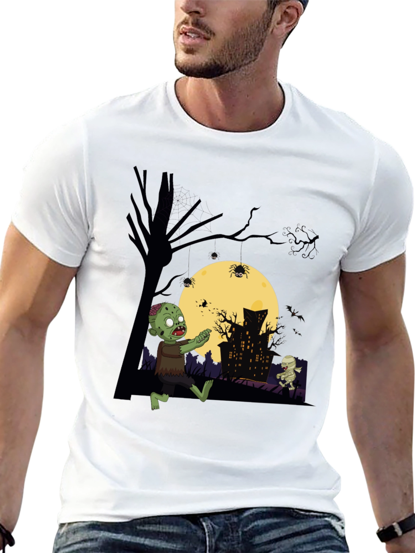 Halloween Zombie Graphic Tee