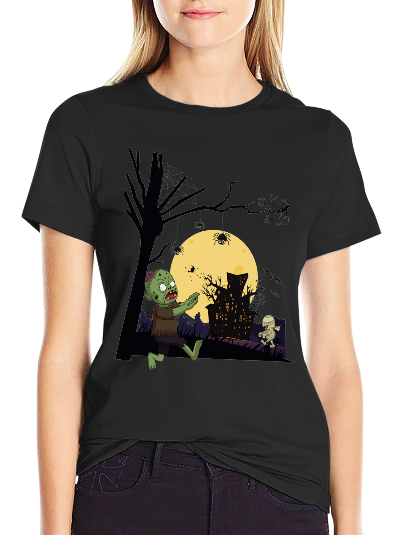 Halloween Zombie Graphic Tee