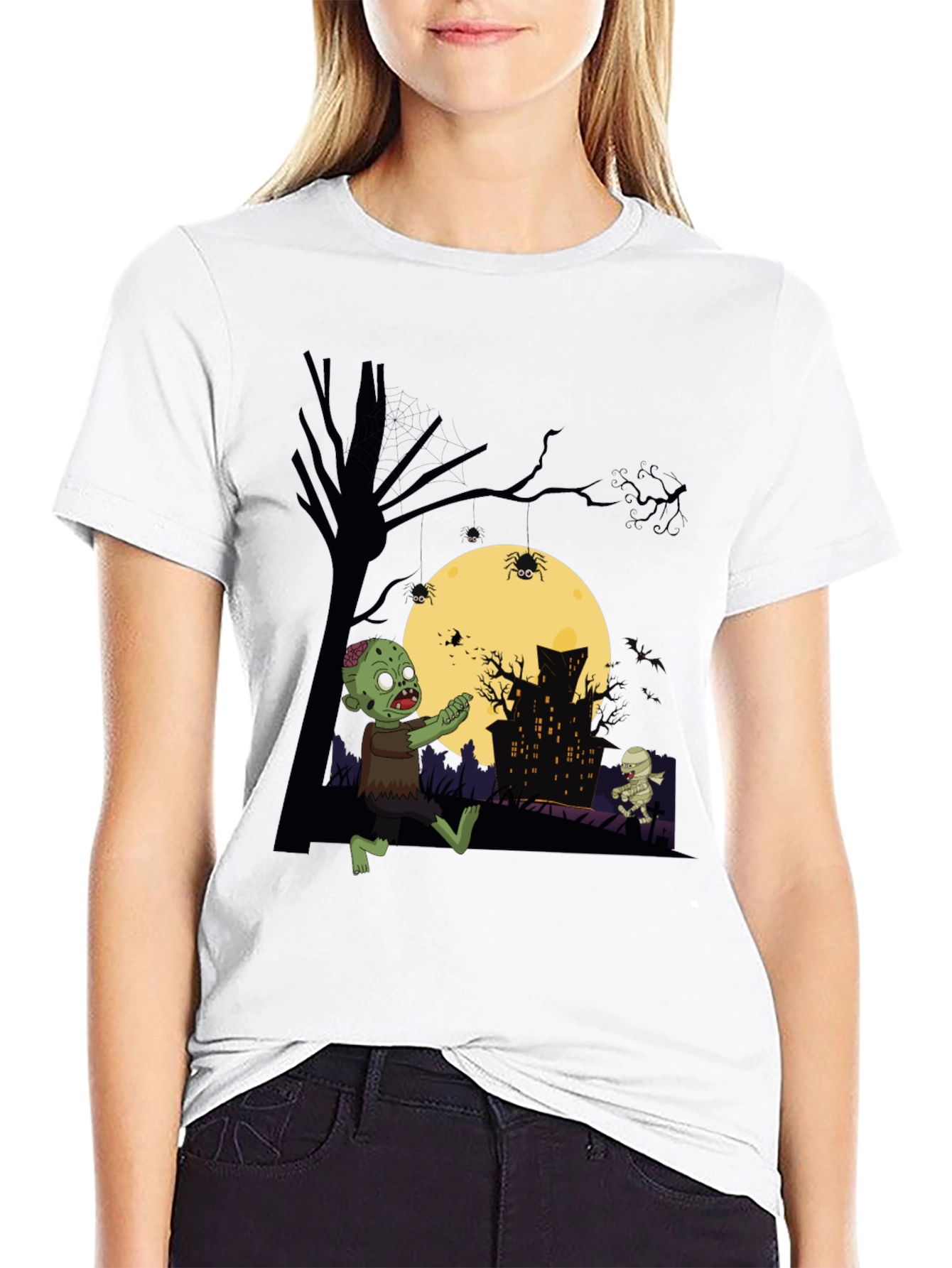 Halloween Zombie Graphic Tee