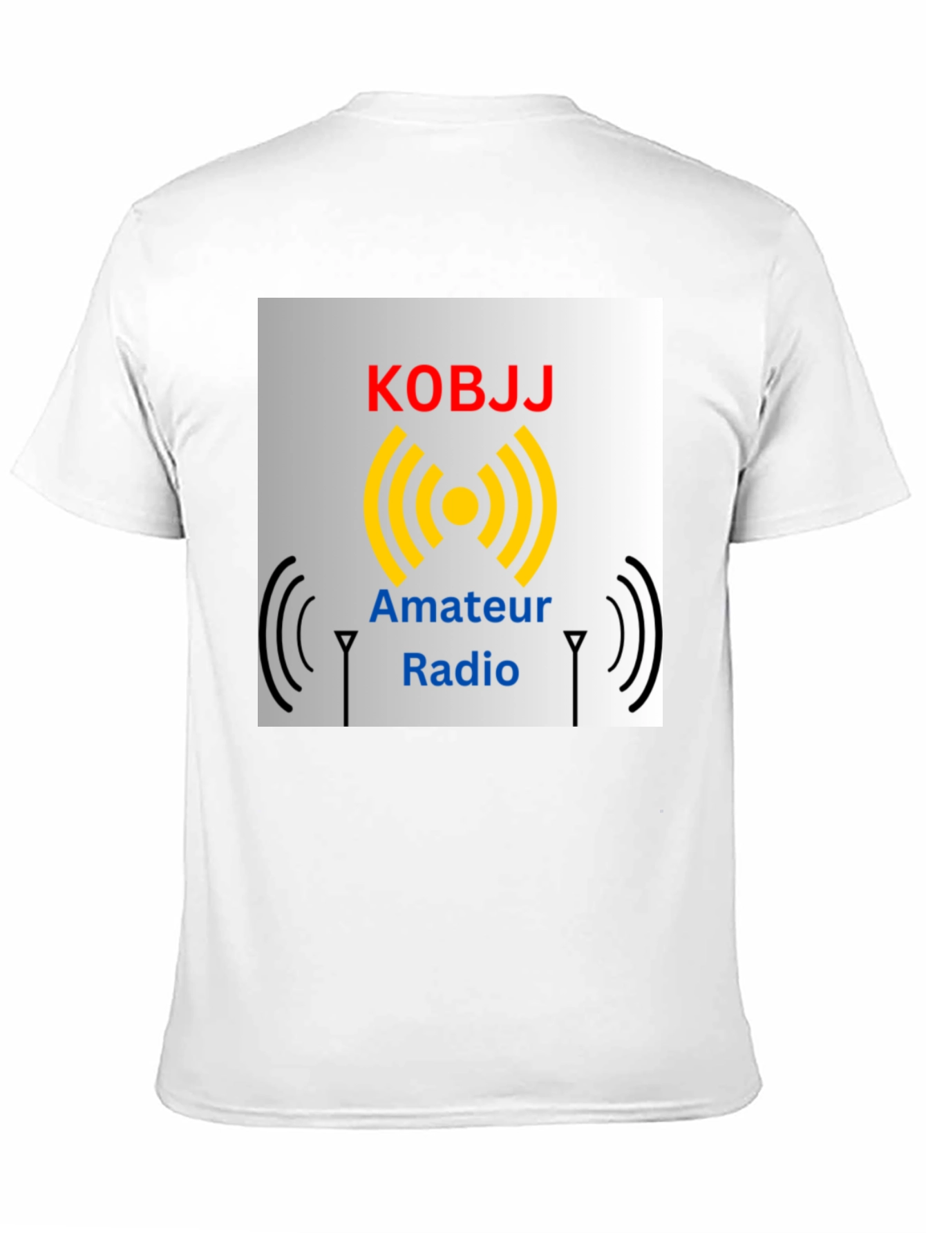 Amateur Radio KOBJJ T-Shirt - Black