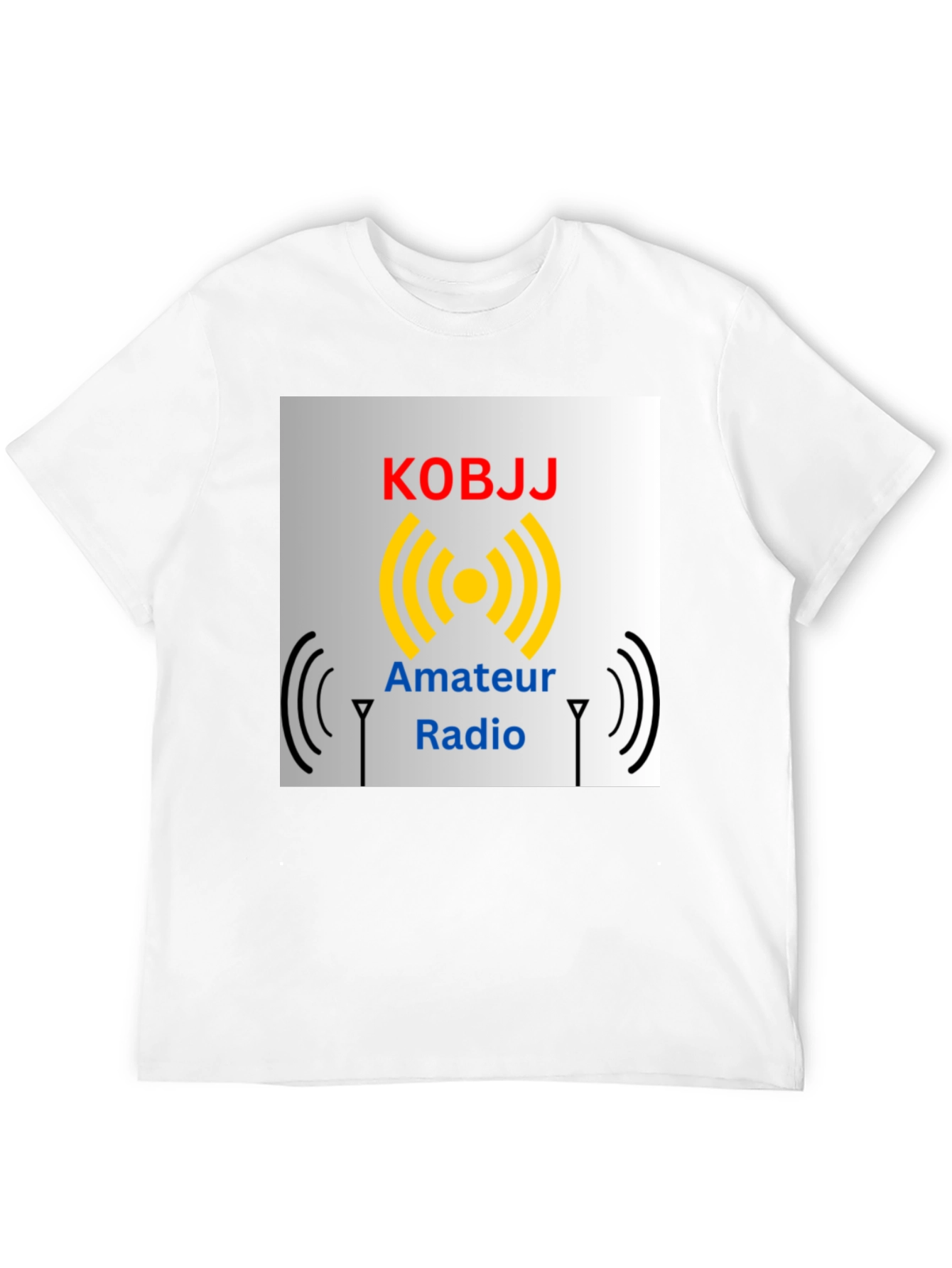 Amateur Radio KOBJJ T-Shirt - Black