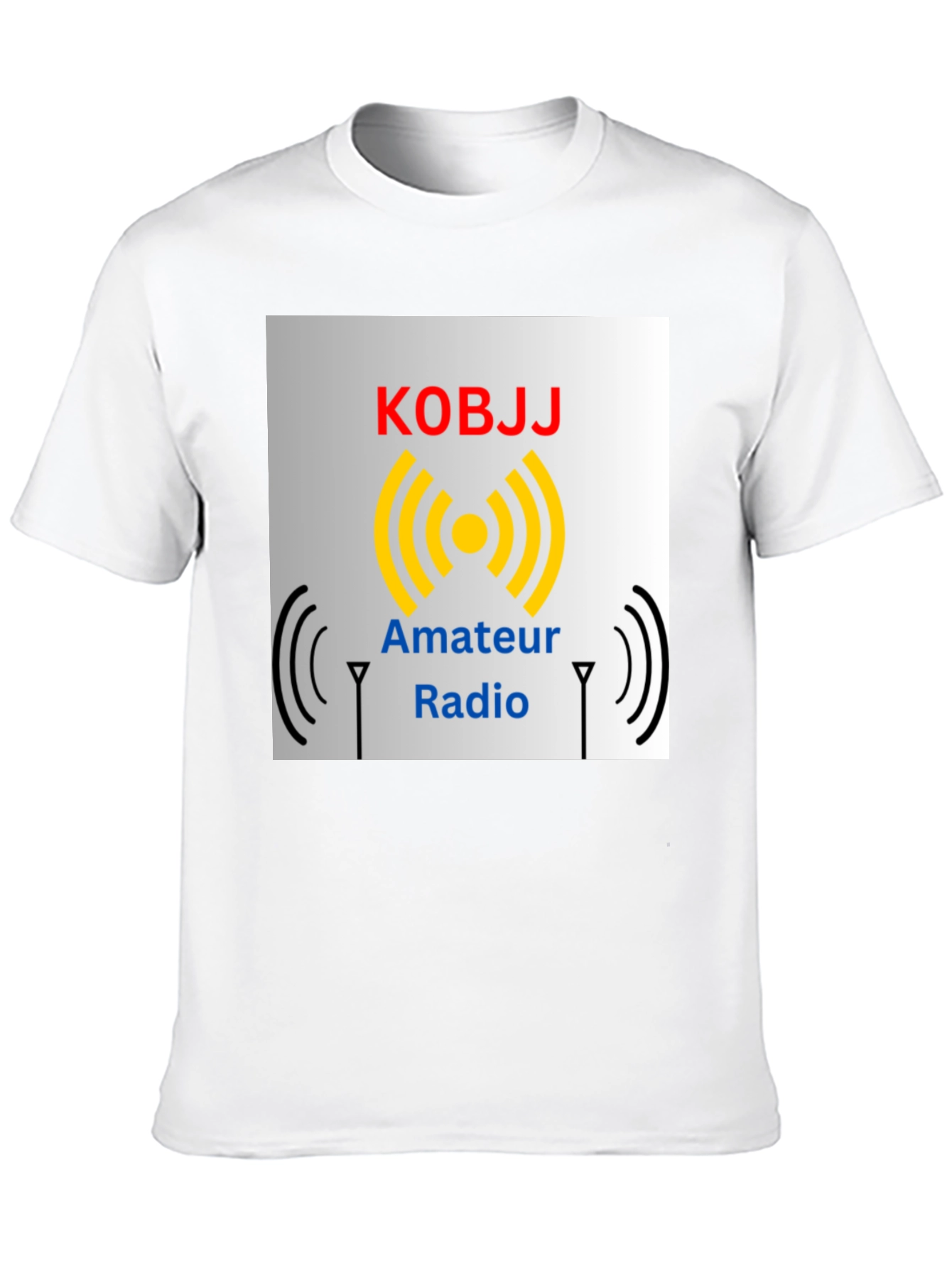 Amateur Radio KOBJJ T-Shirt - Black