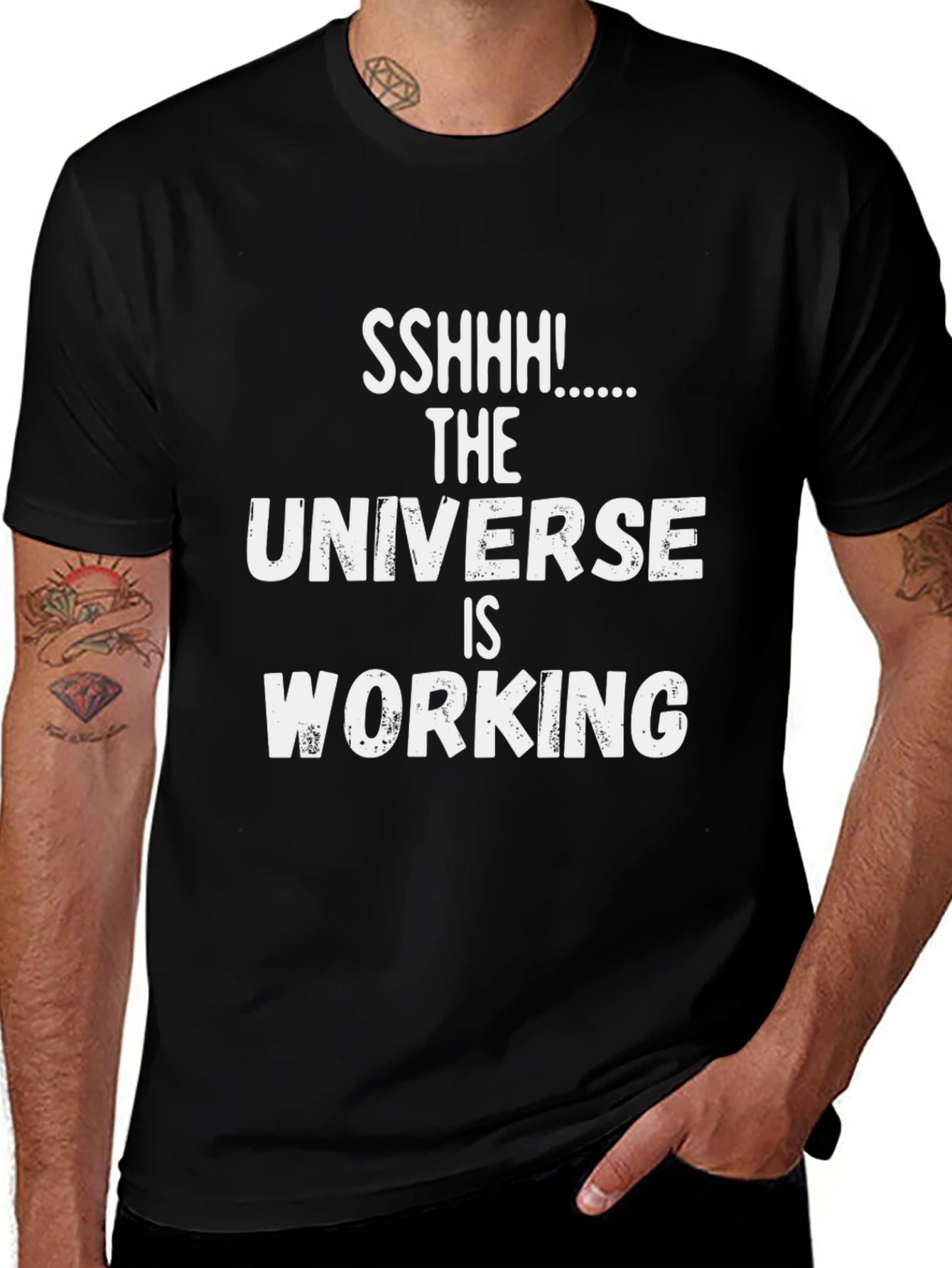 Universe Working T-Shirt - Positive Affirmation Tee