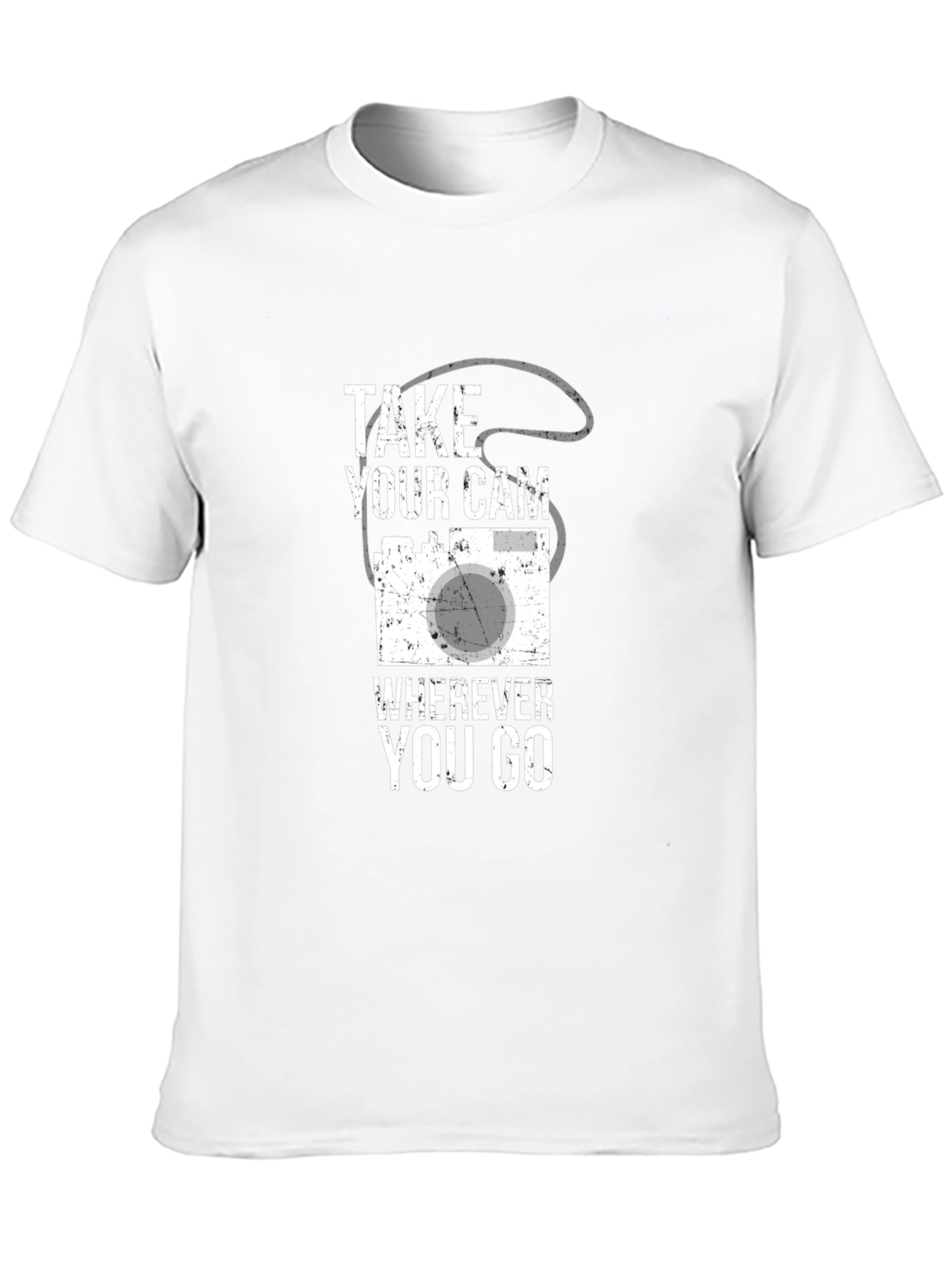 Take Your Cam Wherever You Go Black T-Shirt