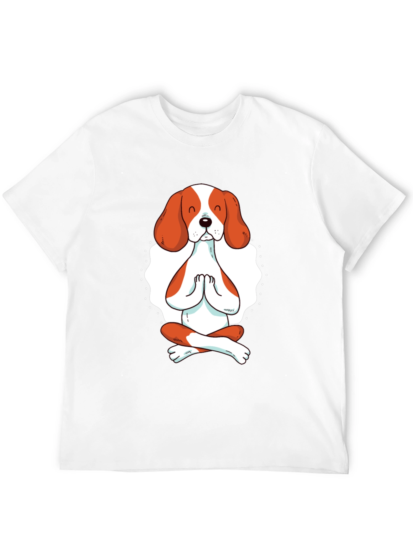 Yoga Dog Graphic Tee - Meditating Beagle T-Shirt
