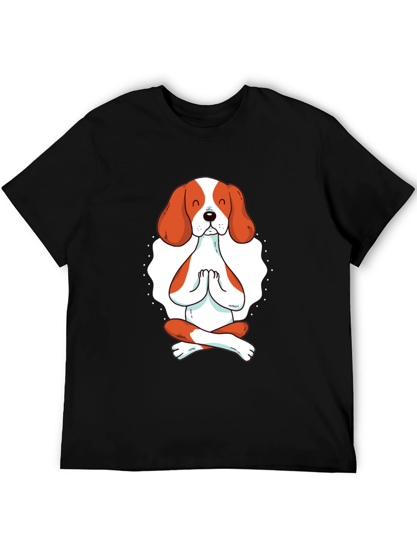 Yoga Dog Graphic Tee - Meditating Beagle T-Shirt