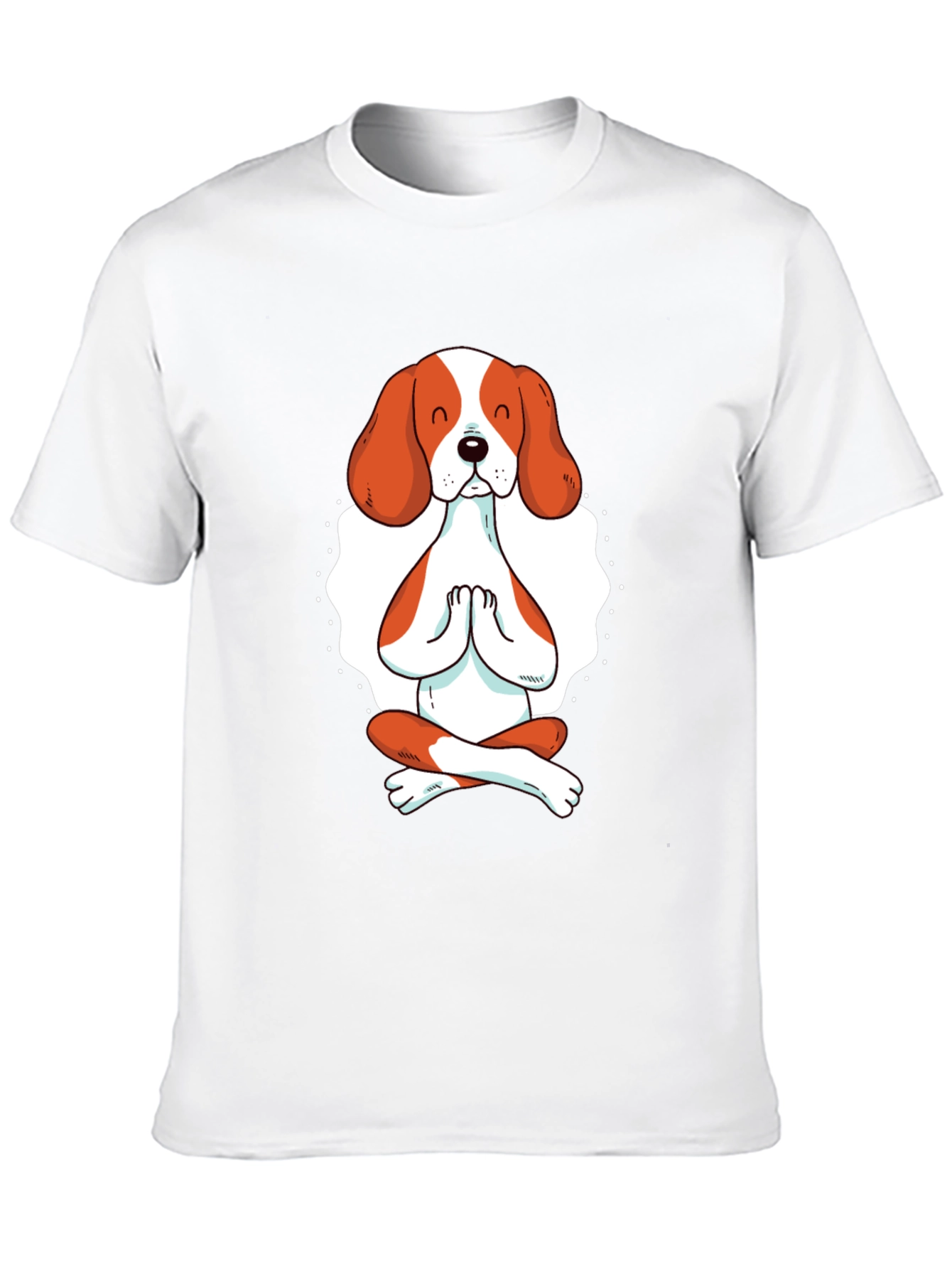 Yoga Dog Graphic Tee - Meditating Beagle T-Shirt