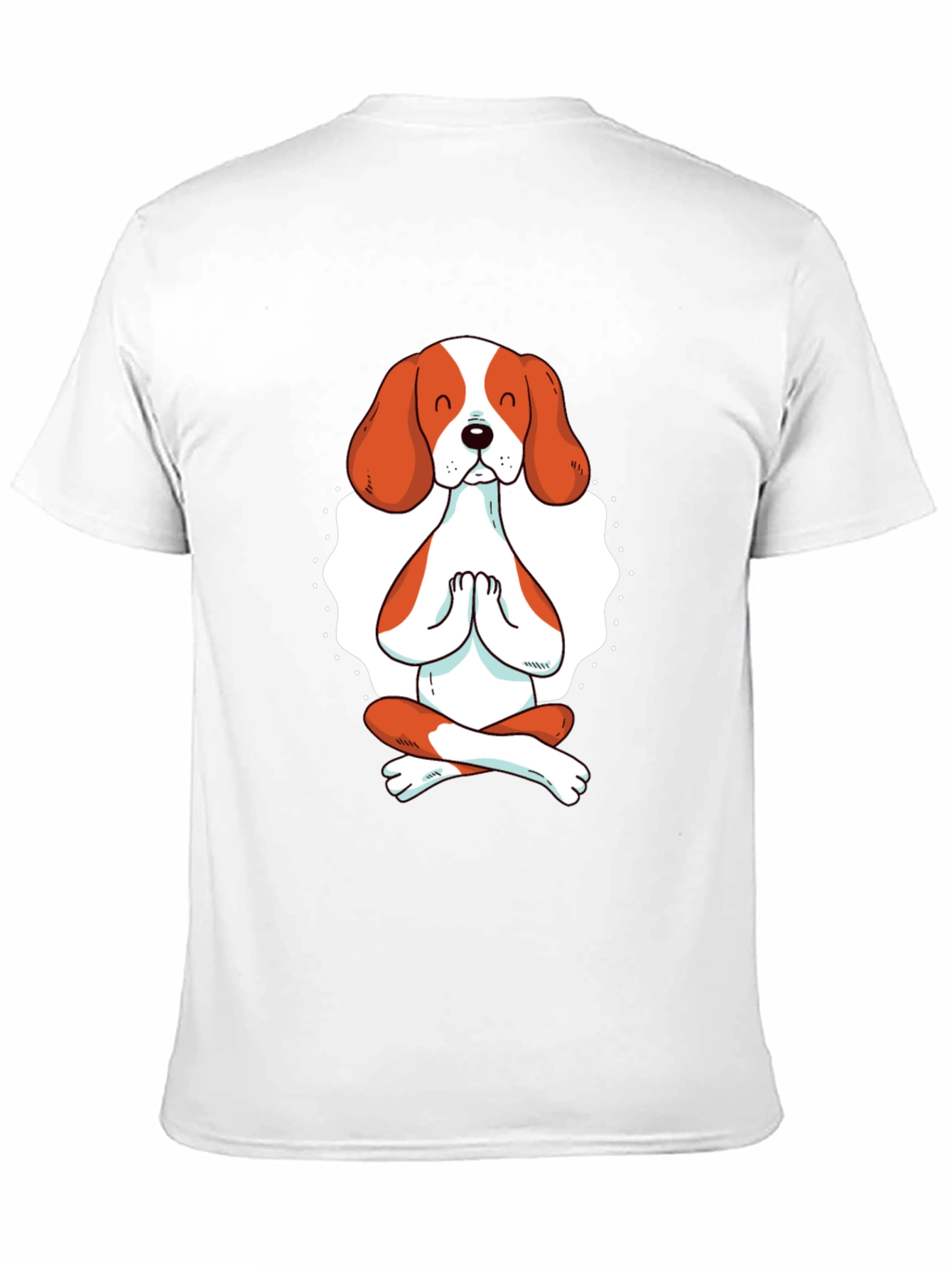 Yoga Dog Graphic Tee - Meditating Beagle T-Shirt