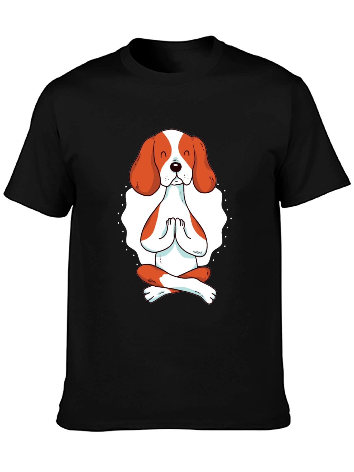 Yoga Dog Graphic Tee - Meditating Beagle T-Shirt