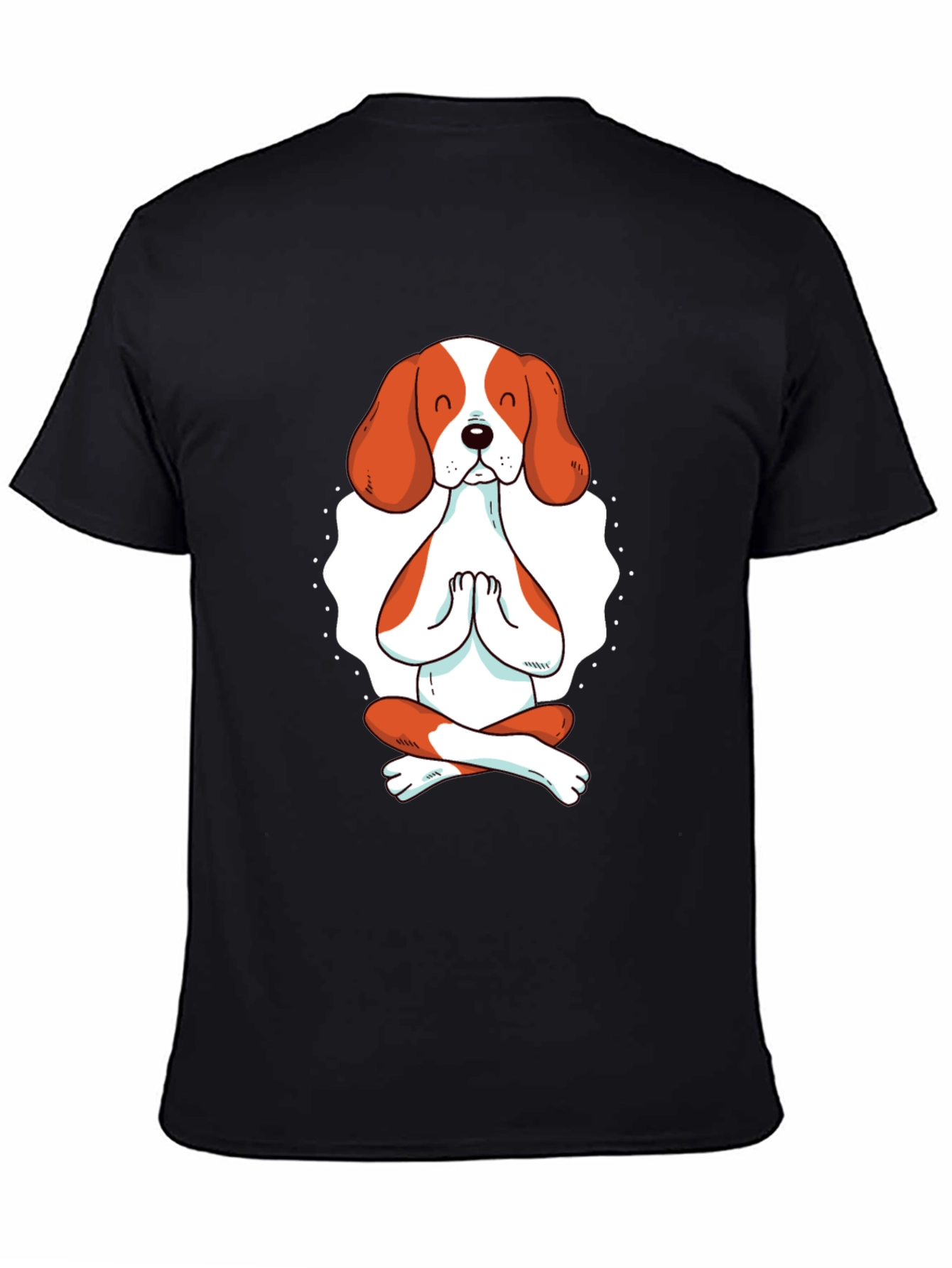 Yoga Dog Graphic Tee - Meditating Beagle T-Shirt