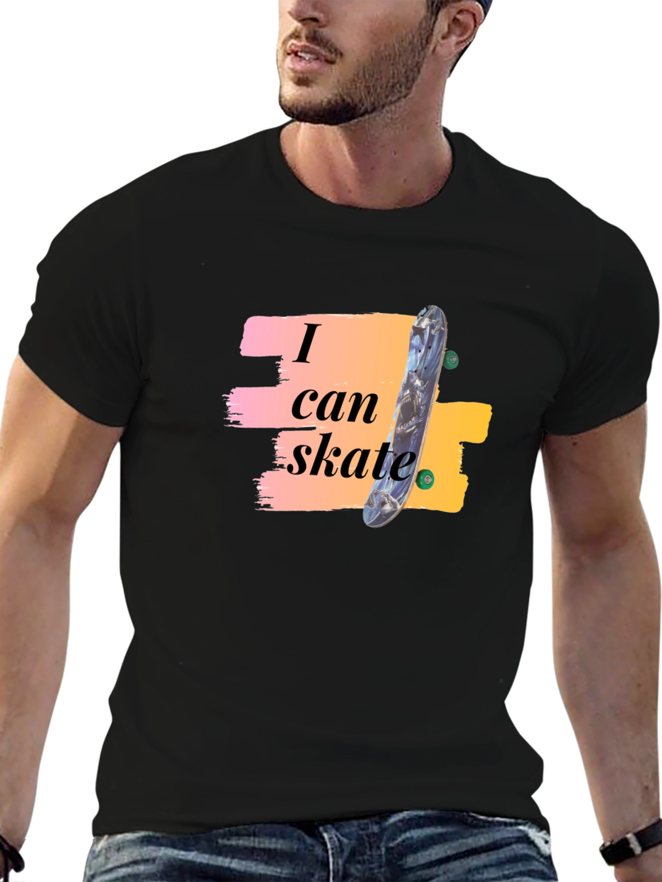 I Can Skate Graphic T-Shirt