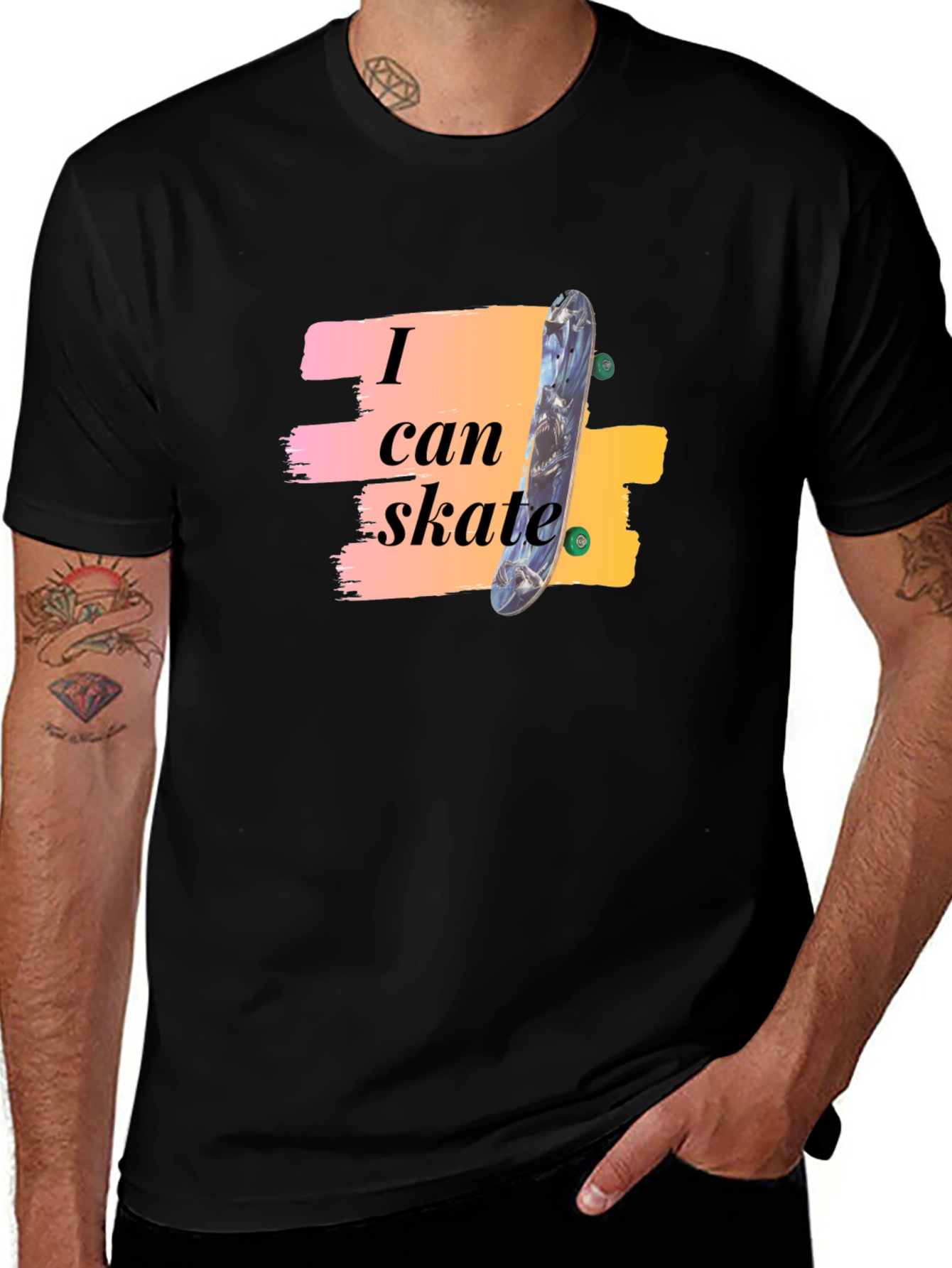 I Can Skate Graphic T-Shirt