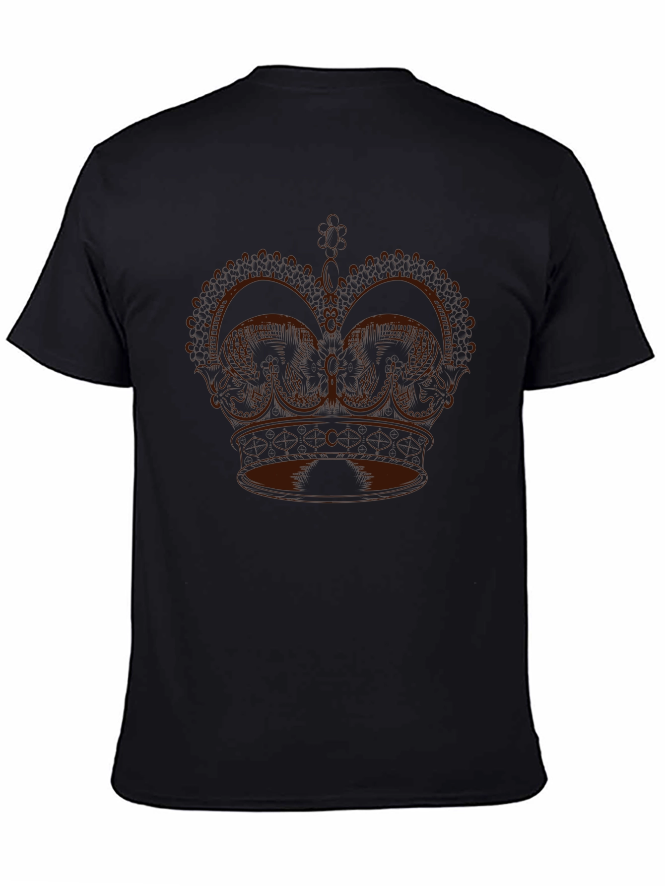Crown Graphic Black Tee