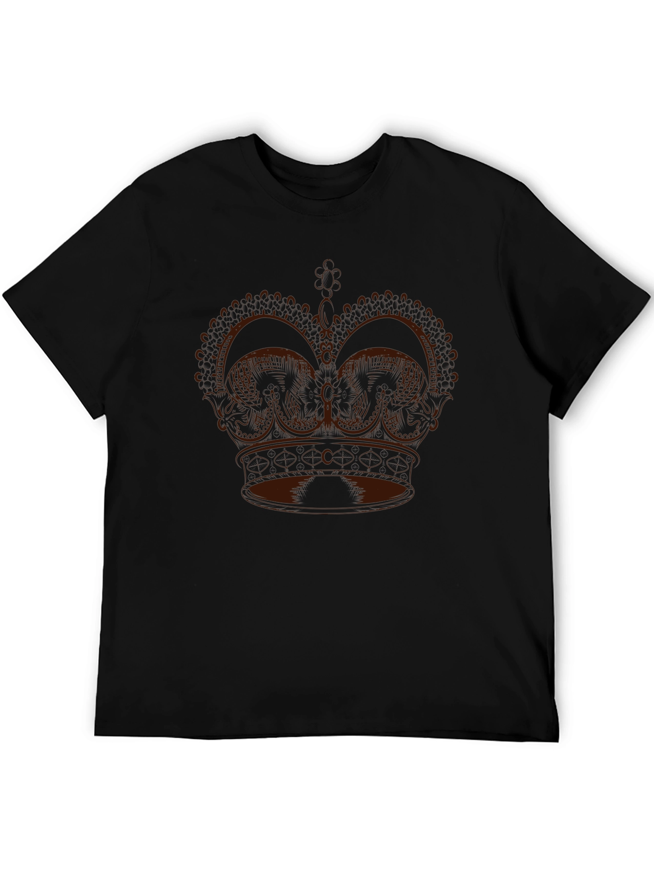 Crown Graphic Black Tee