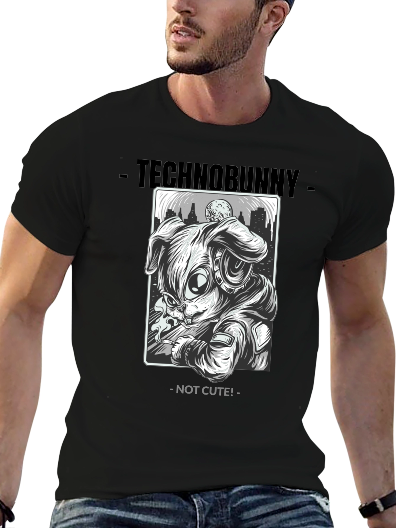 Technobunny Not Cute T-Shirt