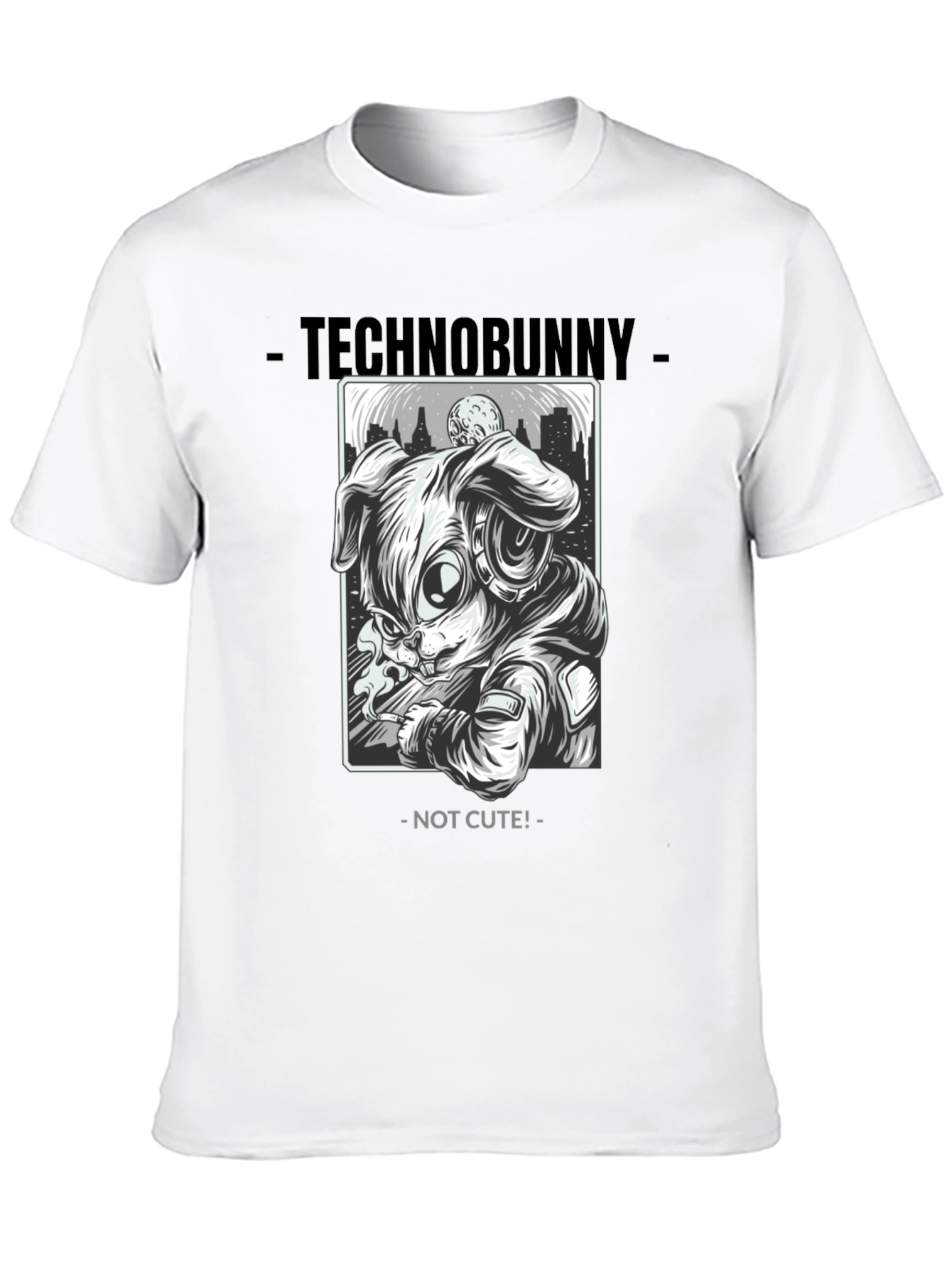 Technobunny Not Cute T-Shirt