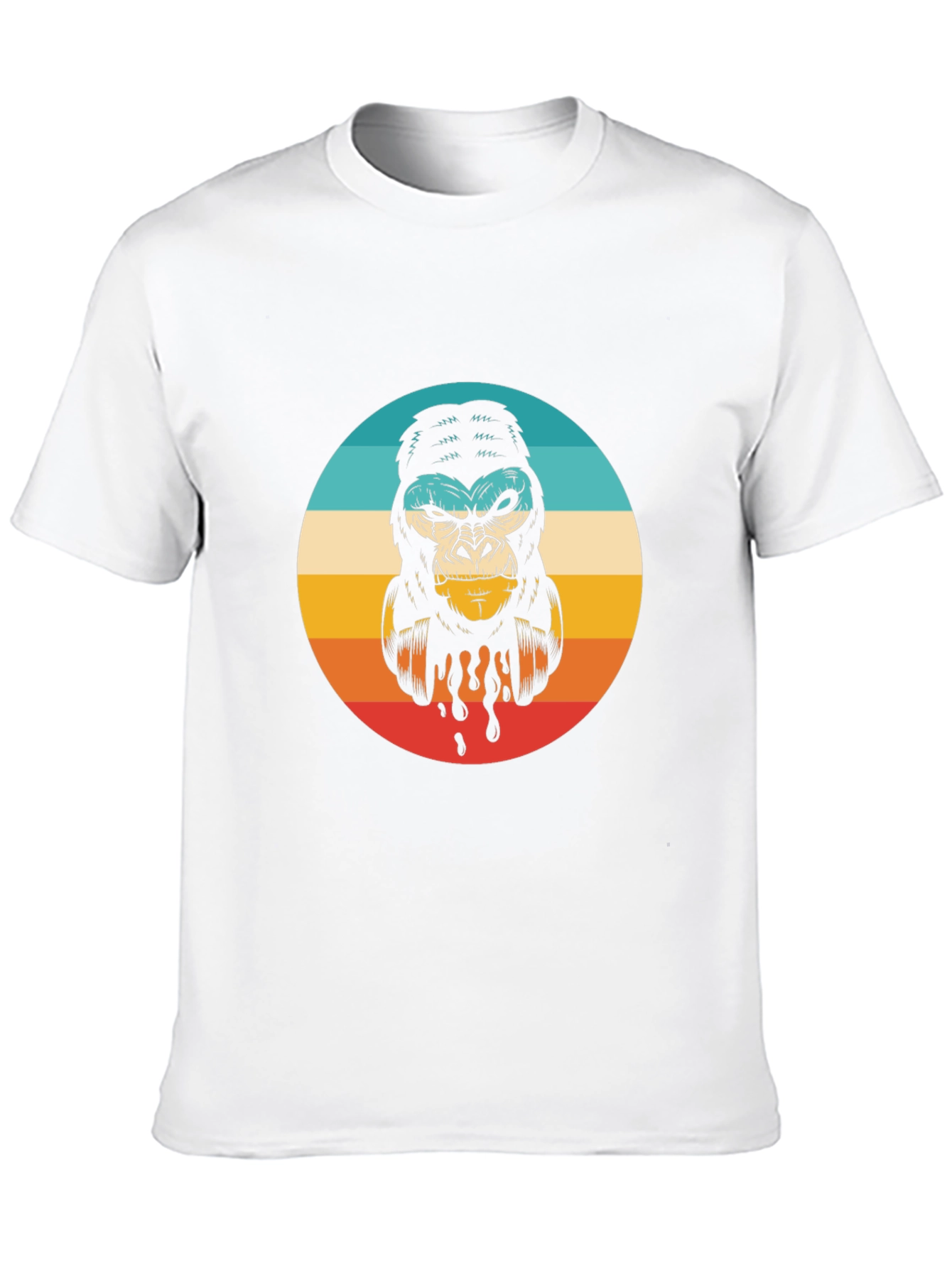 Retro Gorilla Graphic Tee - Cool Animal T-Shirt
