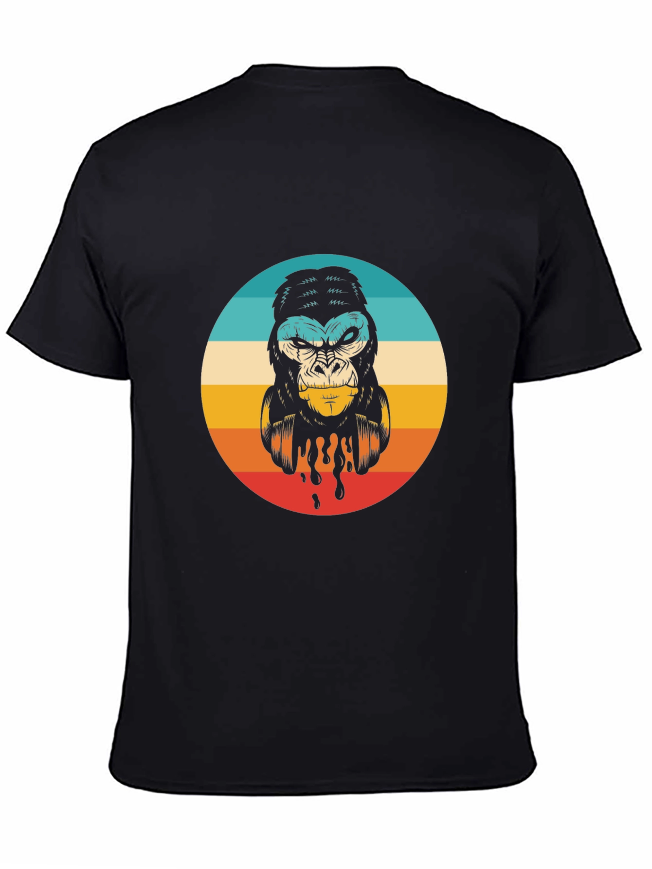 Retro Gorilla Graphic Tee - Cool Animal T-Shirt