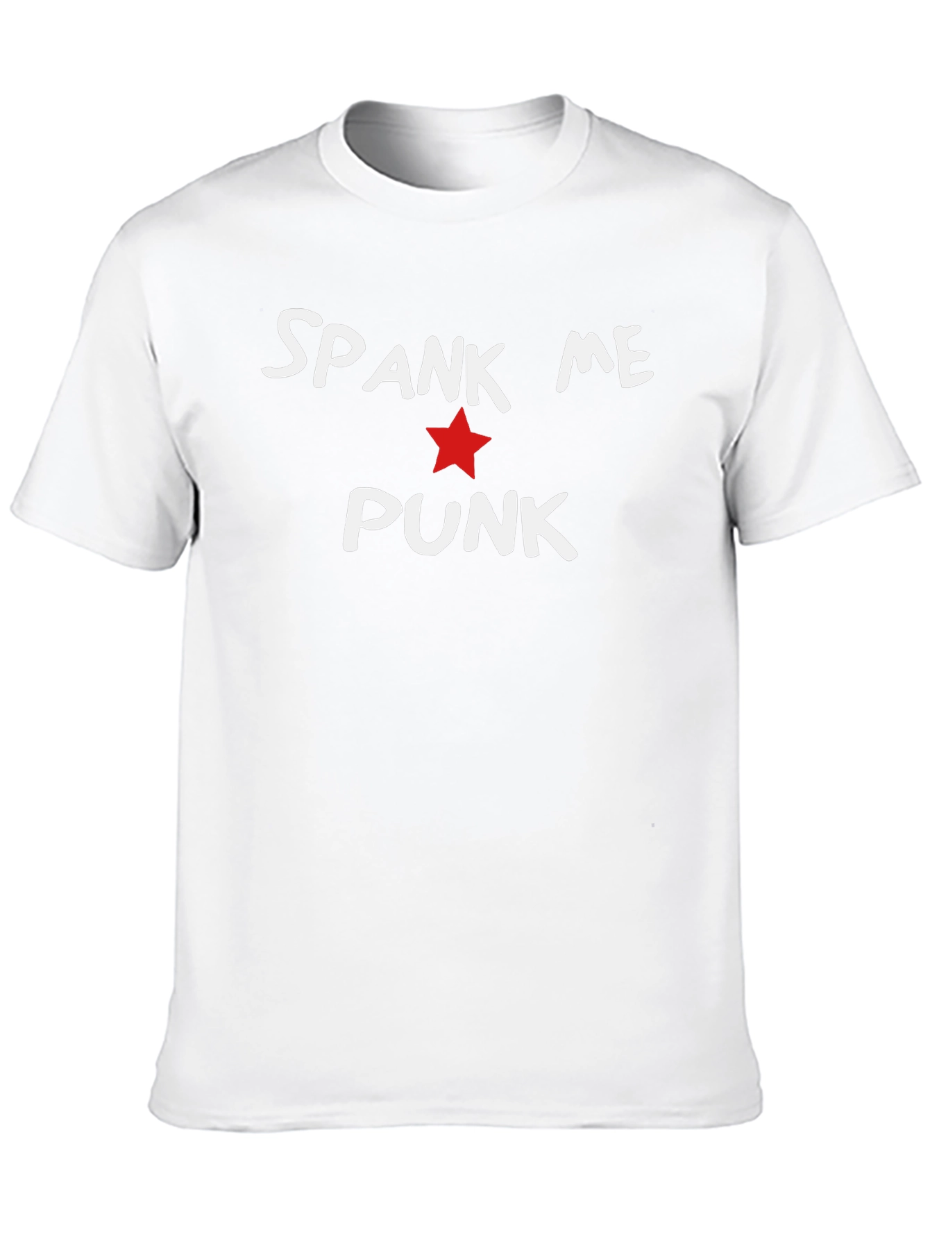 Spank Me Punk T-Shirt - Edgy Star Design