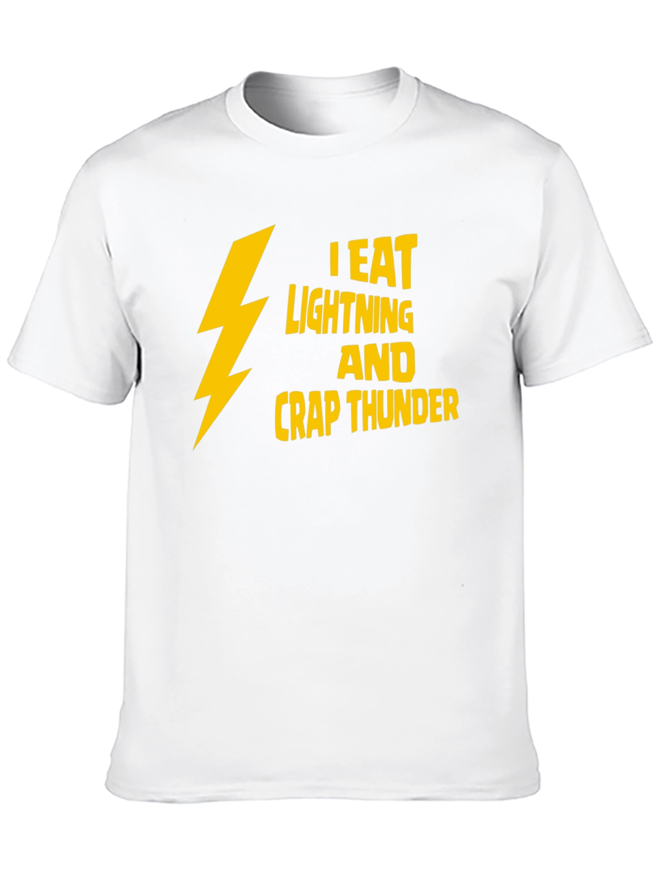 I Eat Lightning & Crap Thunder Black T-Shirt