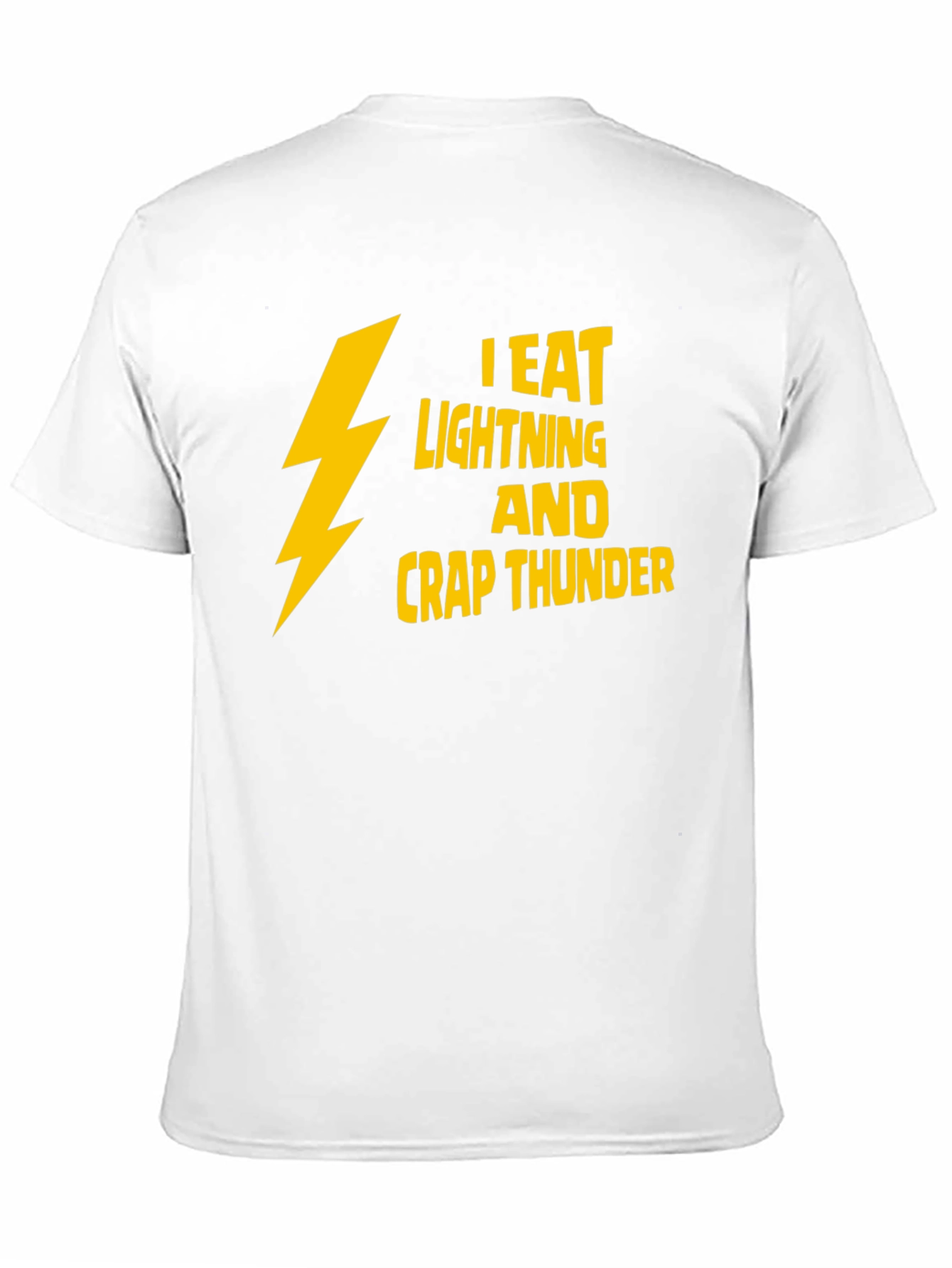 I Eat Lightning & Crap Thunder Black T-Shirt