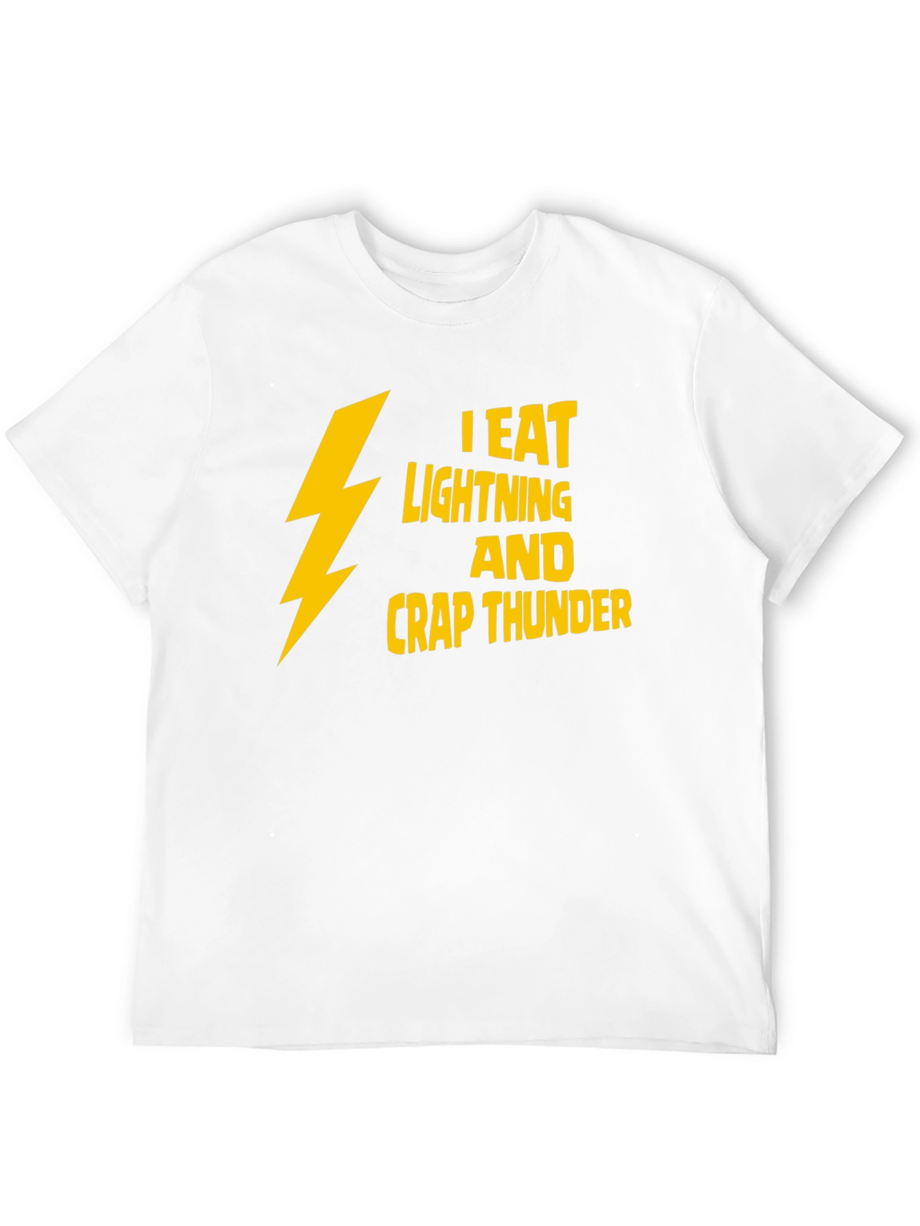 I Eat Lightning & Crap Thunder Black T-Shirt