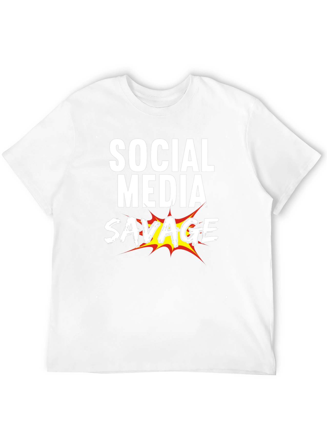 Social Media Savage Graphic T-Shirt