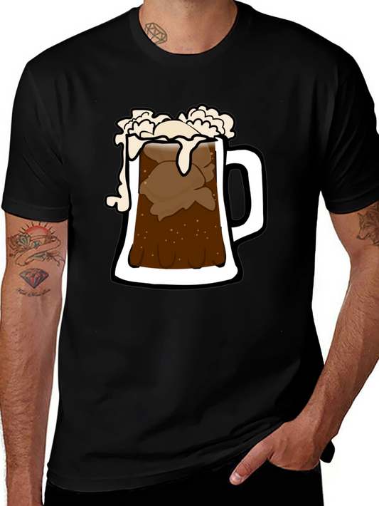 Root Beer Float Graphic Tee - Black
