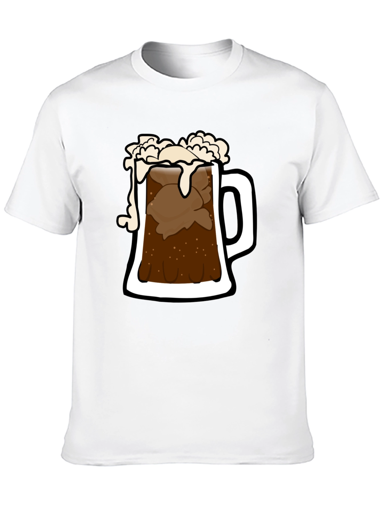 Root Beer Float Graphic Tee - Black