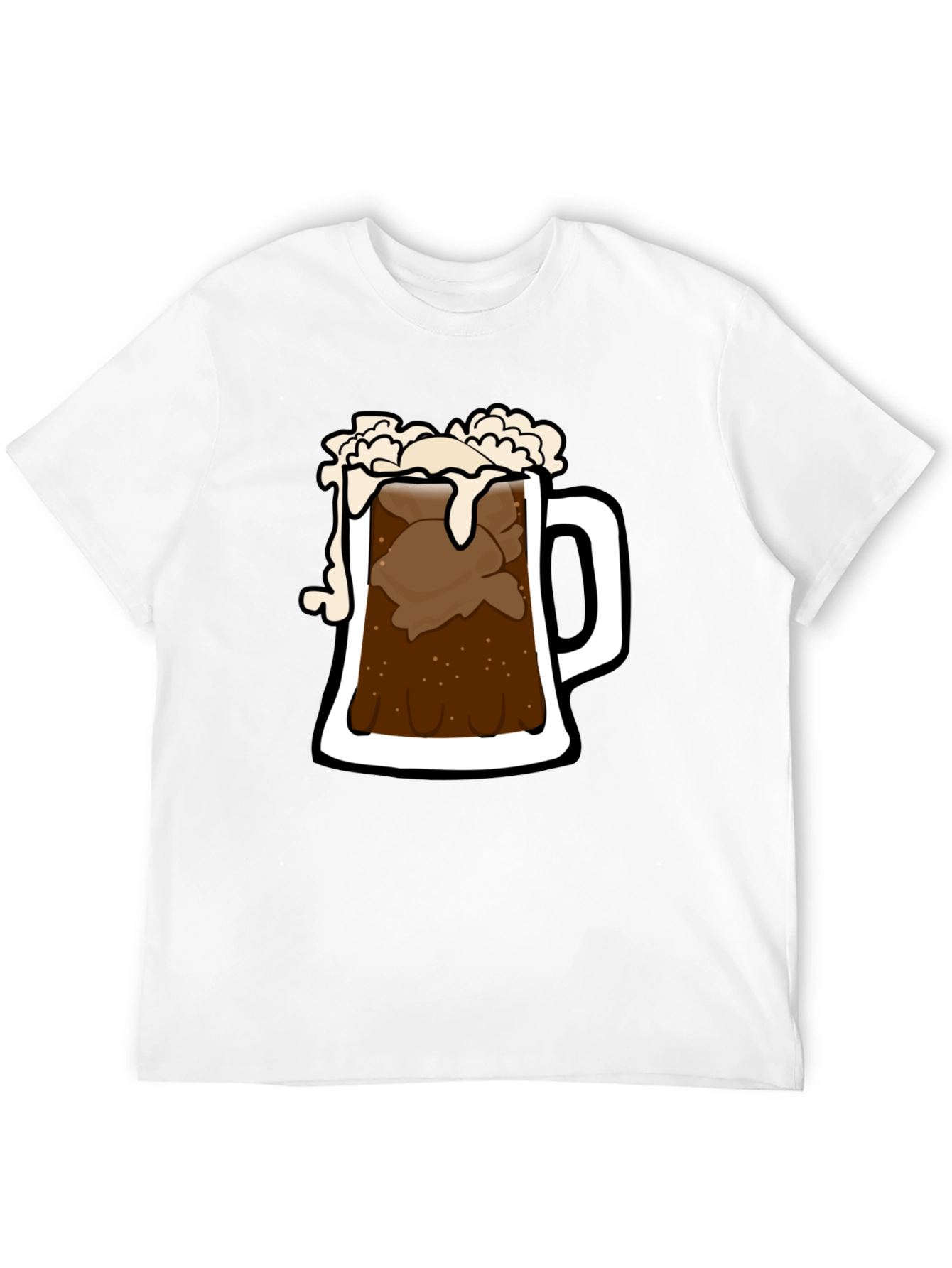 Root Beer Float Graphic Tee - Black