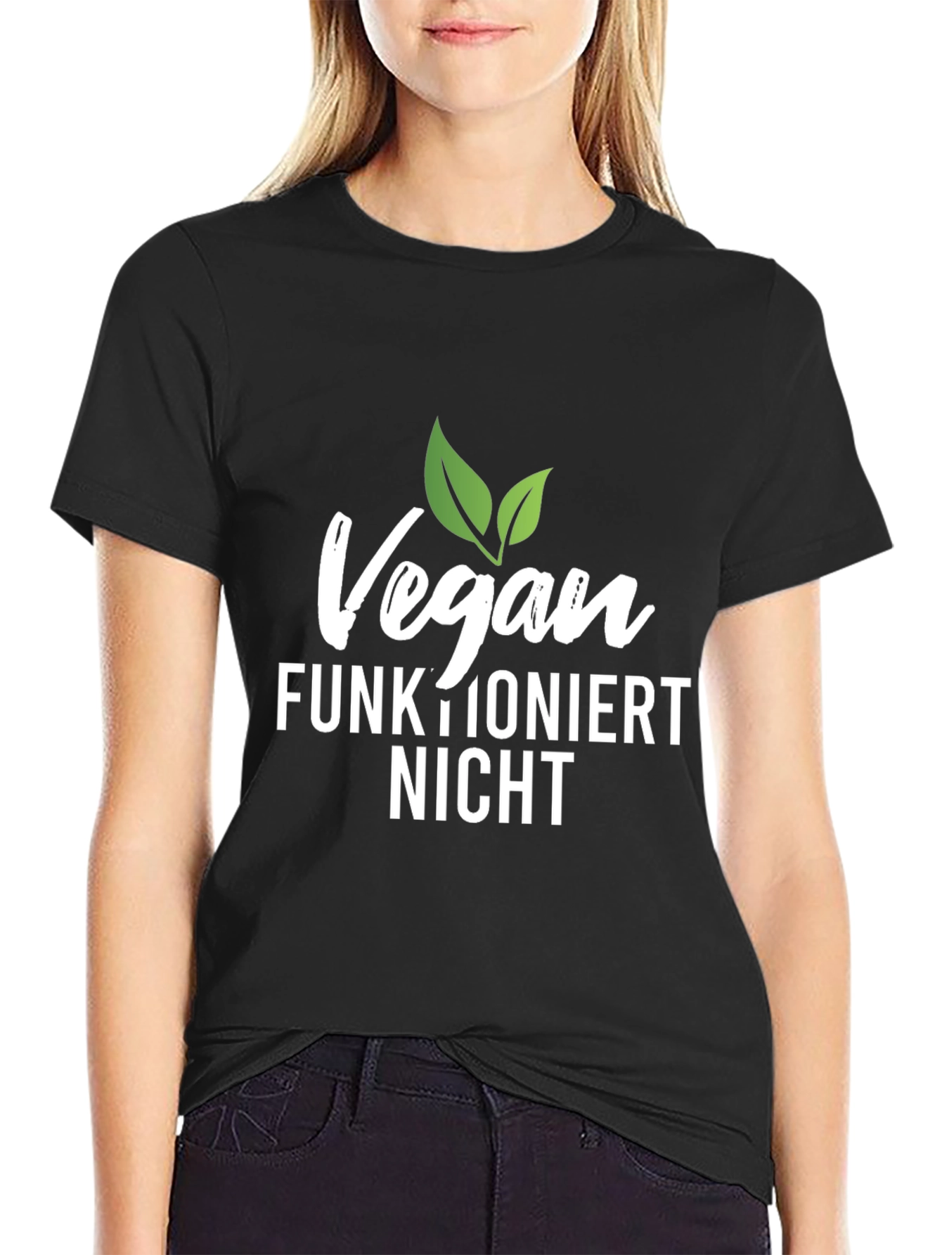 Vegan Funktioniert Nicht Black T-Shirt