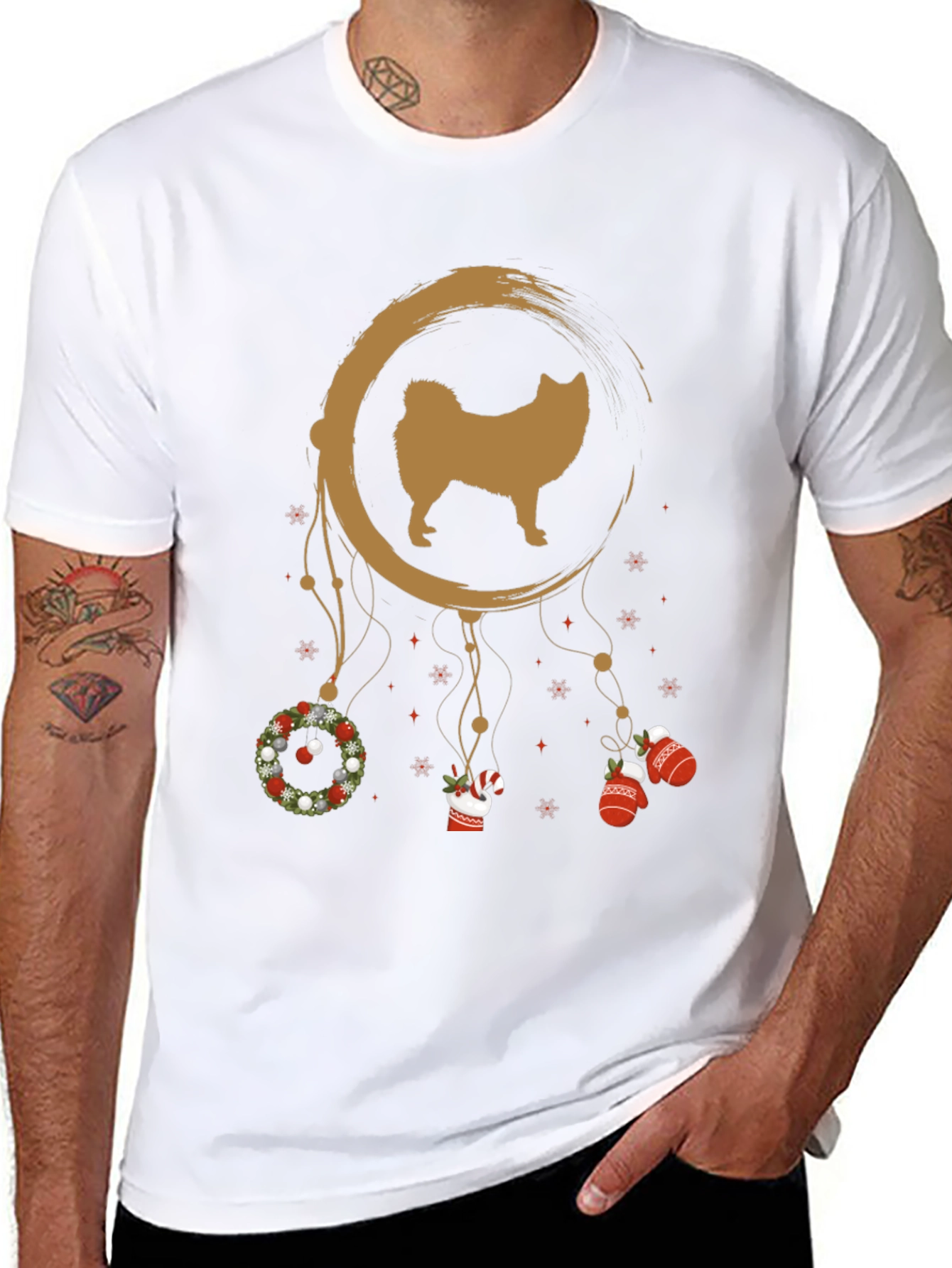 Dog Breed Christmas Dreamcatcher Tee