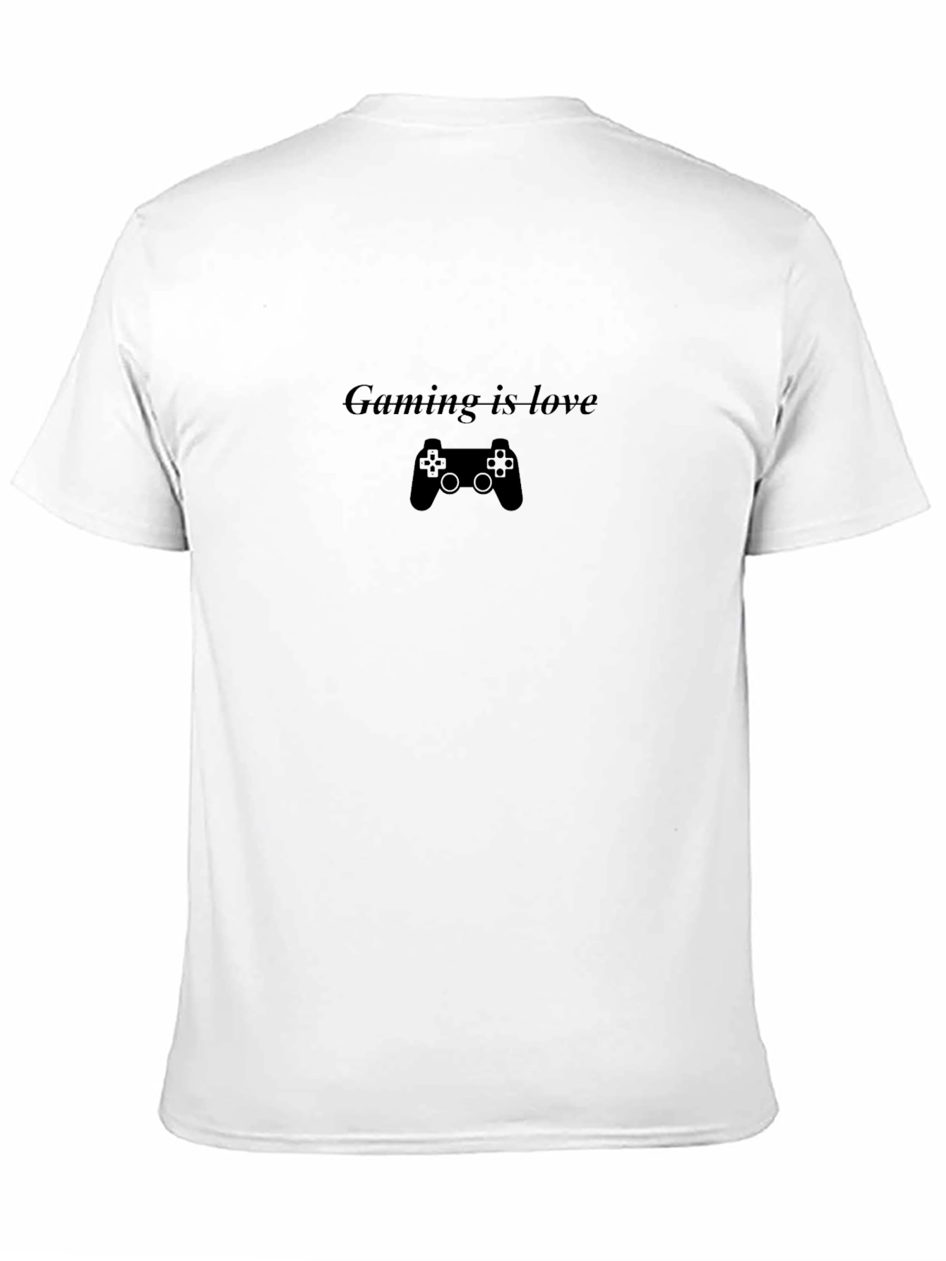 Gaming Is Love - Mens Black T-Shirt