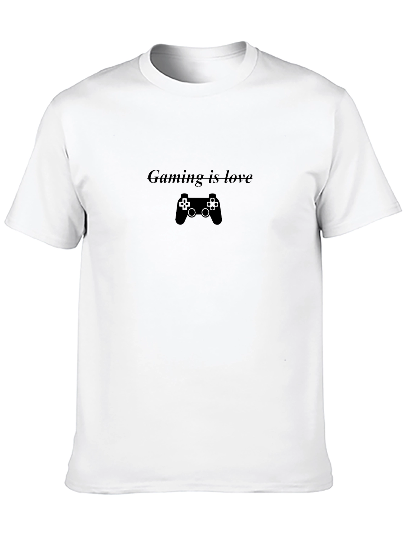 Gaming Is Love - Mens Black T-Shirt