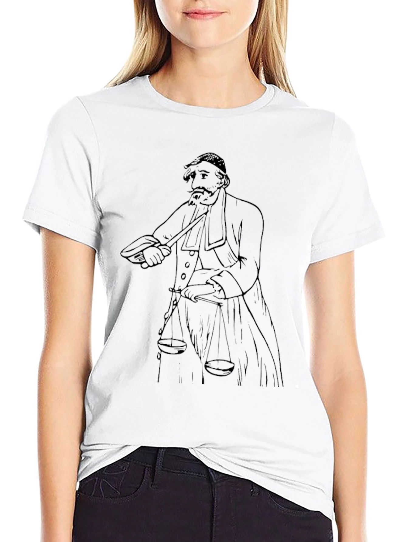 Scales of Justice Graphic T-Shirt
