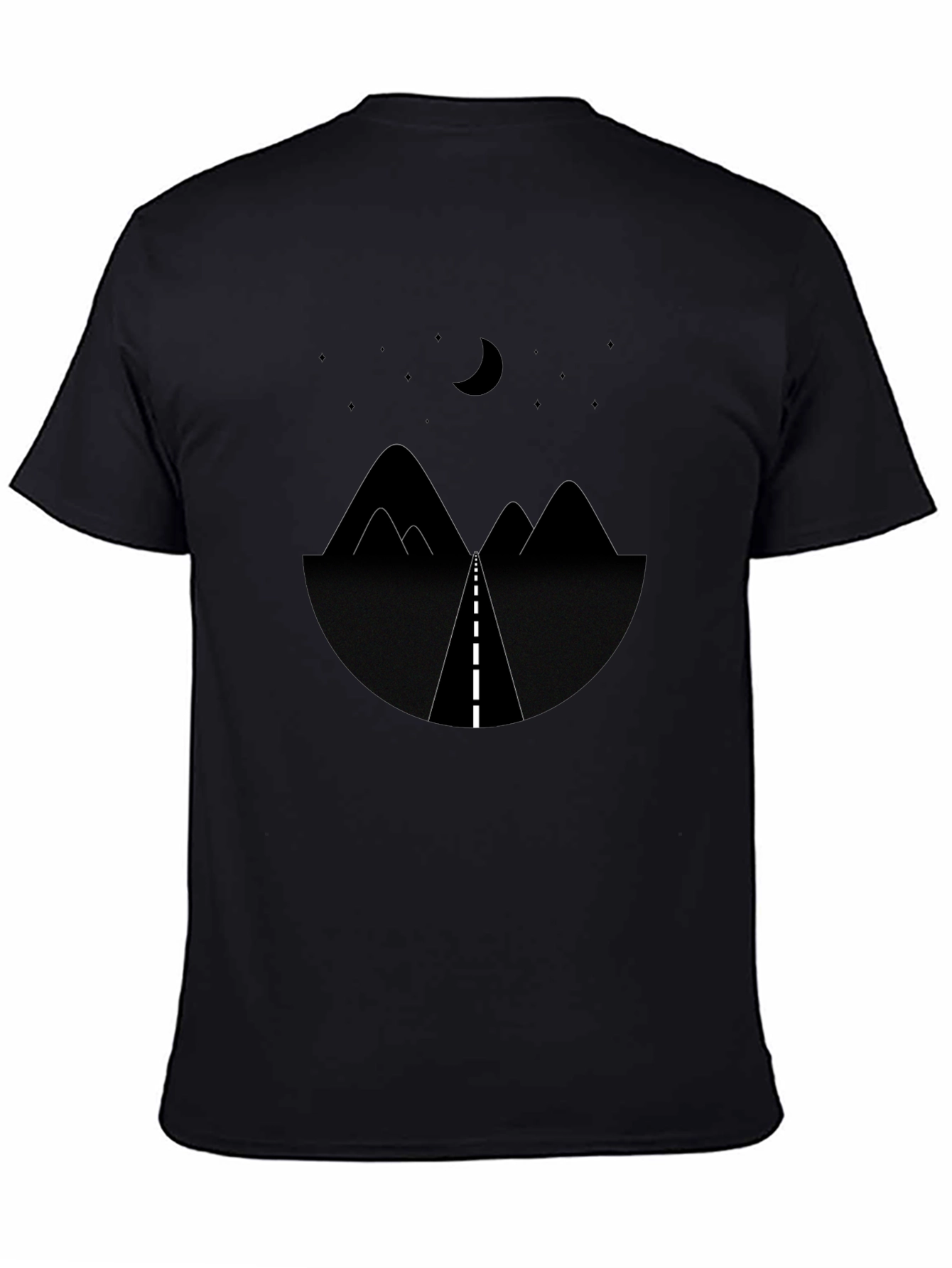 Night Road Graphic Tee - Modern Stylish T-Shirt