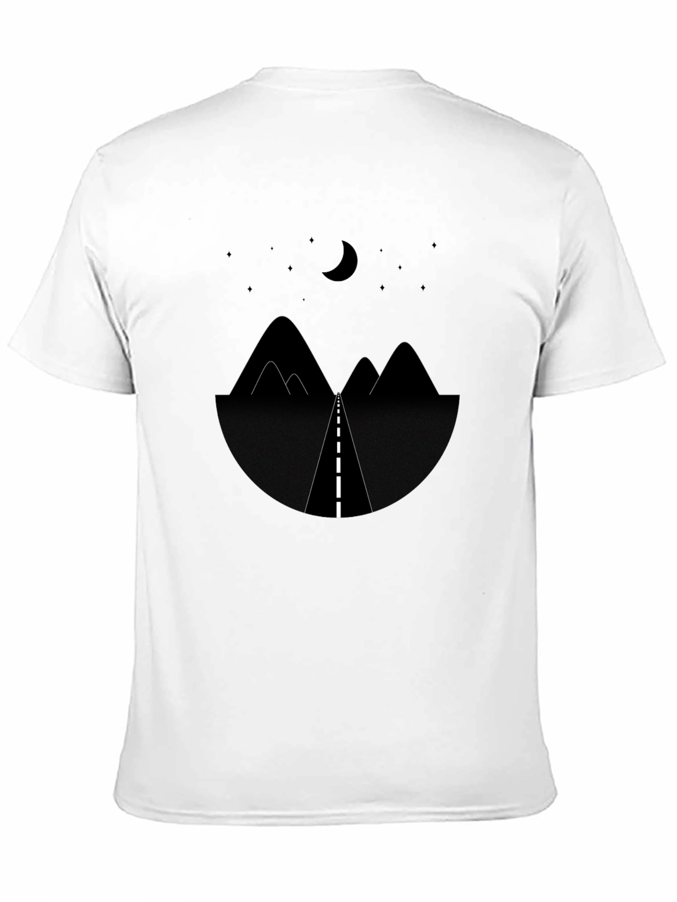 Night Road Graphic Tee - Modern Stylish T-Shirt