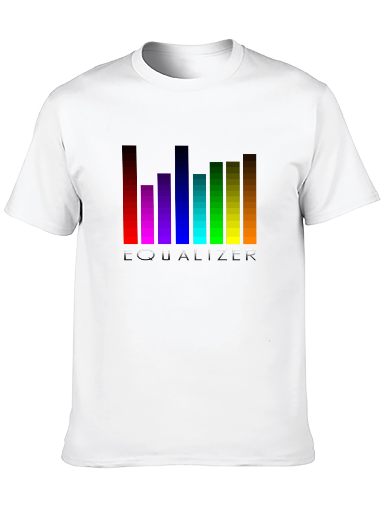 Equalizer Graphic Black T-Shirt - Music Lover Tee