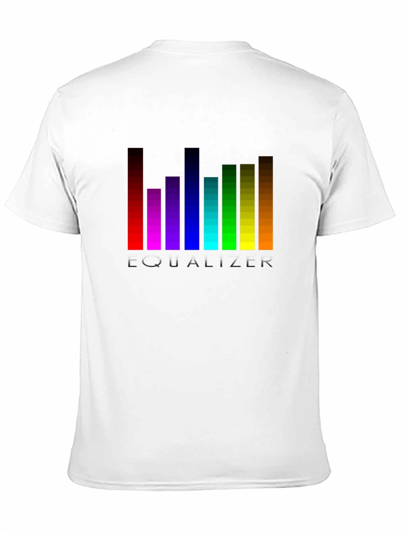 Equalizer Graphic Black T-Shirt - Music Lover Tee