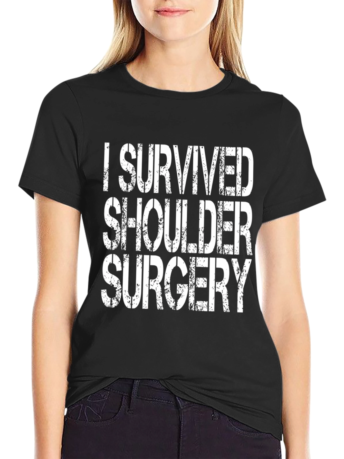 I Survived Shoulder Surgery Graphic T-Shirt