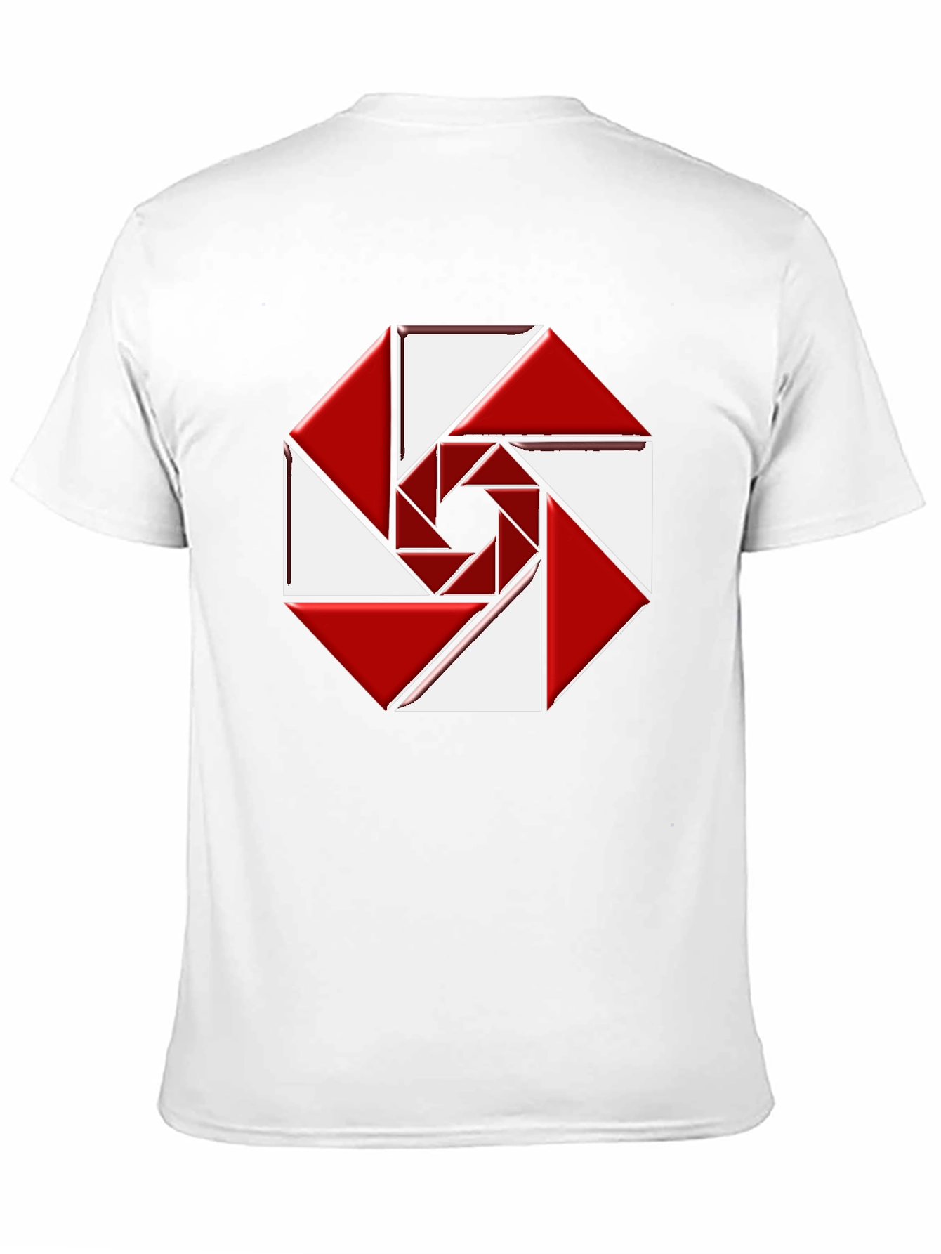 Abstract Geometric Design Tee - Modern Style