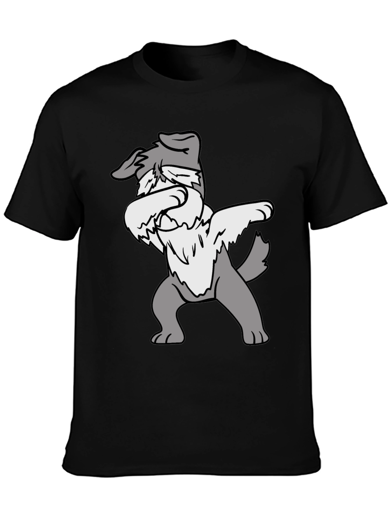 Dabbing Dog Graphic Tee - Funny Animal T-Shirt