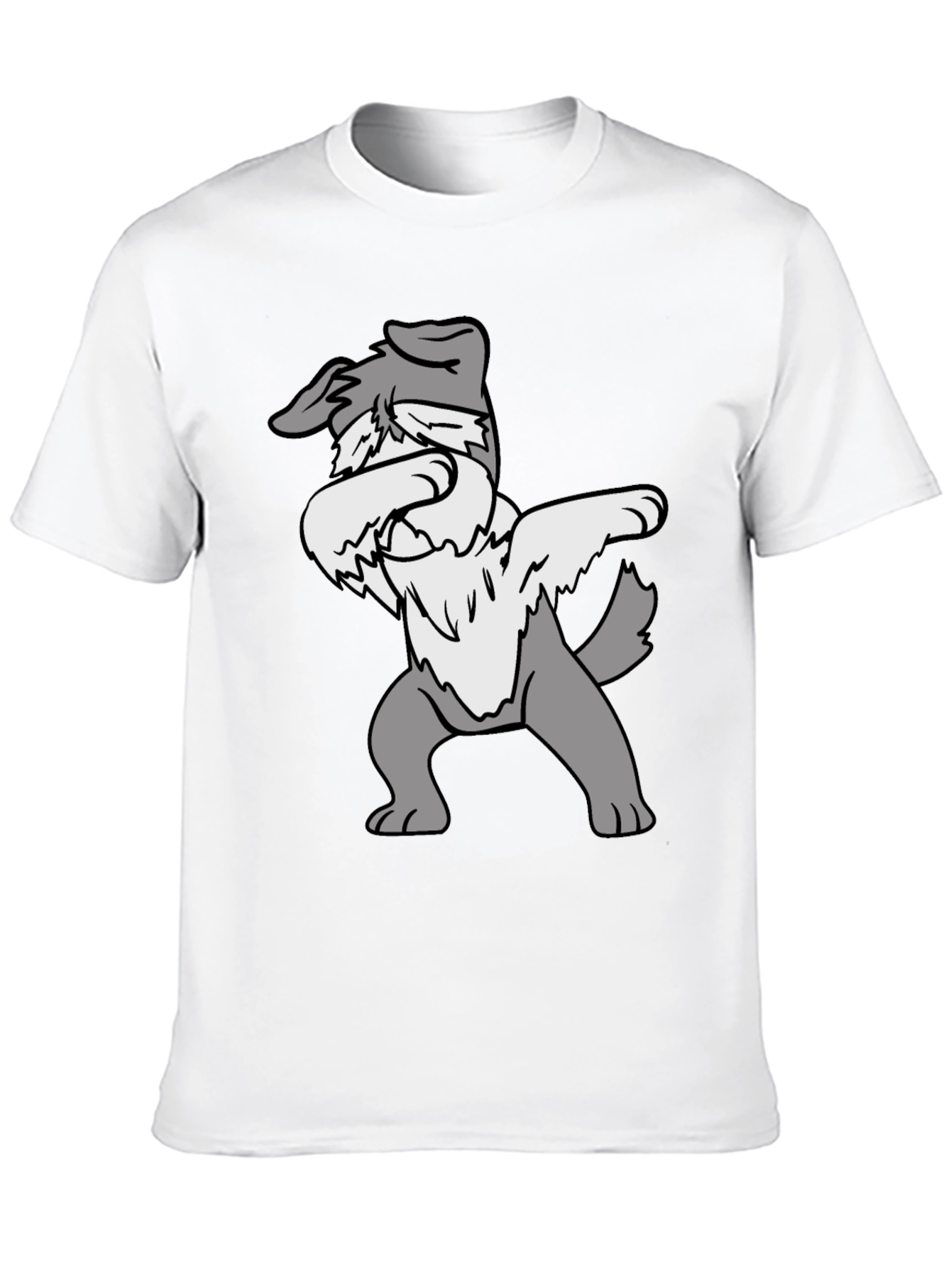 Dabbing Dog Graphic Tee - Funny Animal T-Shirt