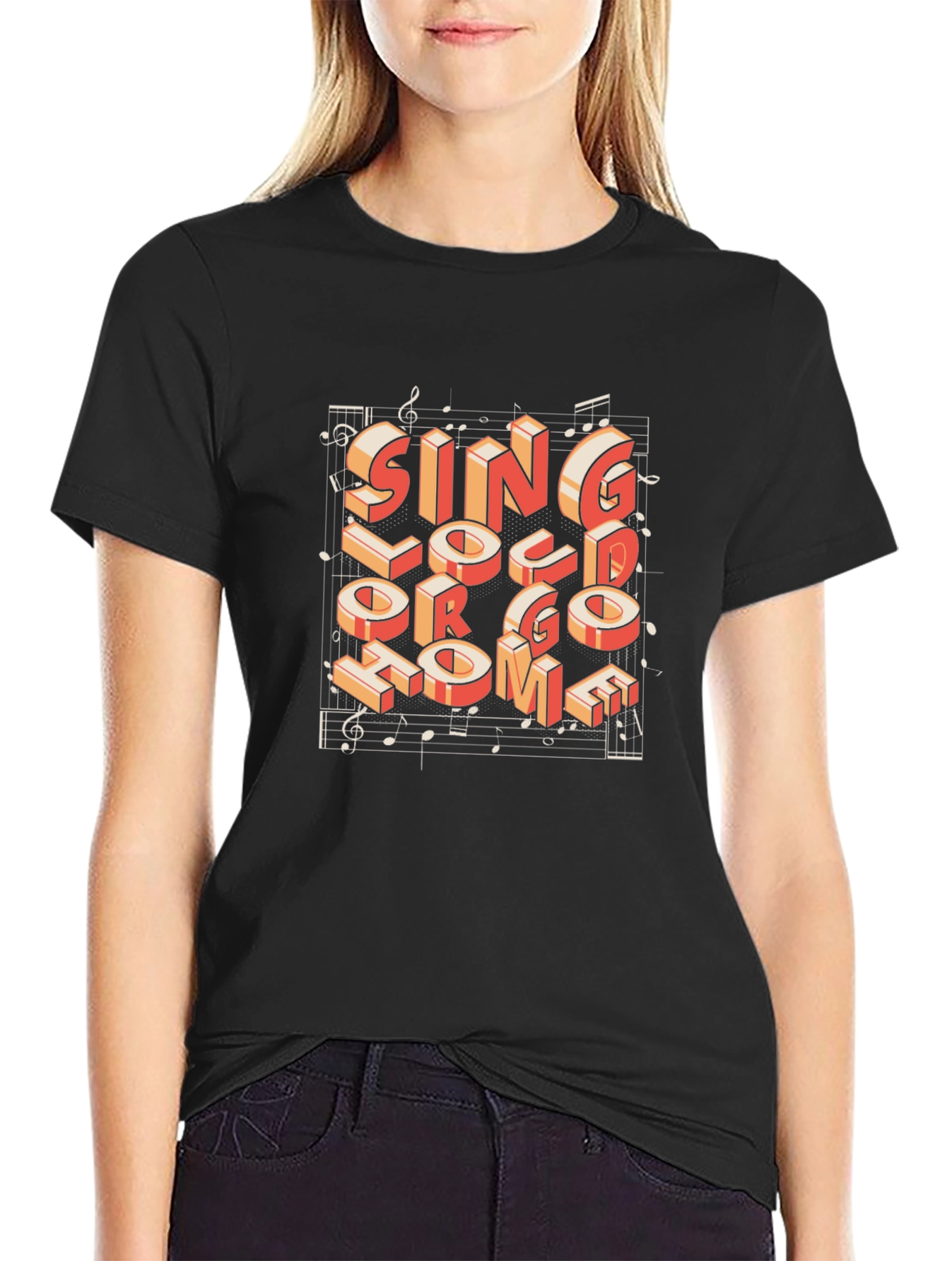 Sing Loud T-Shirt - Music Lover Tee
