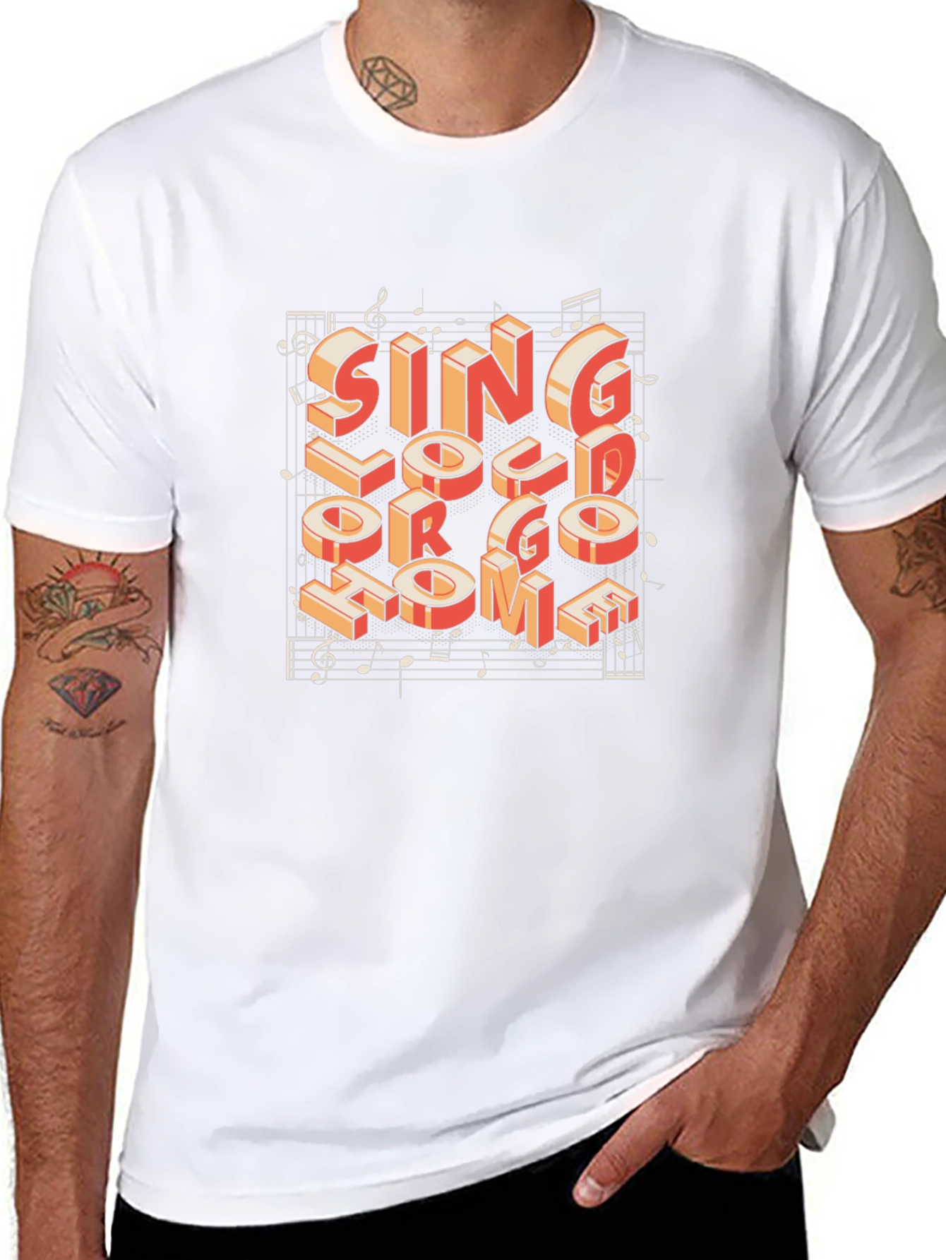 Sing Loud T-Shirt - Music Lover Tee