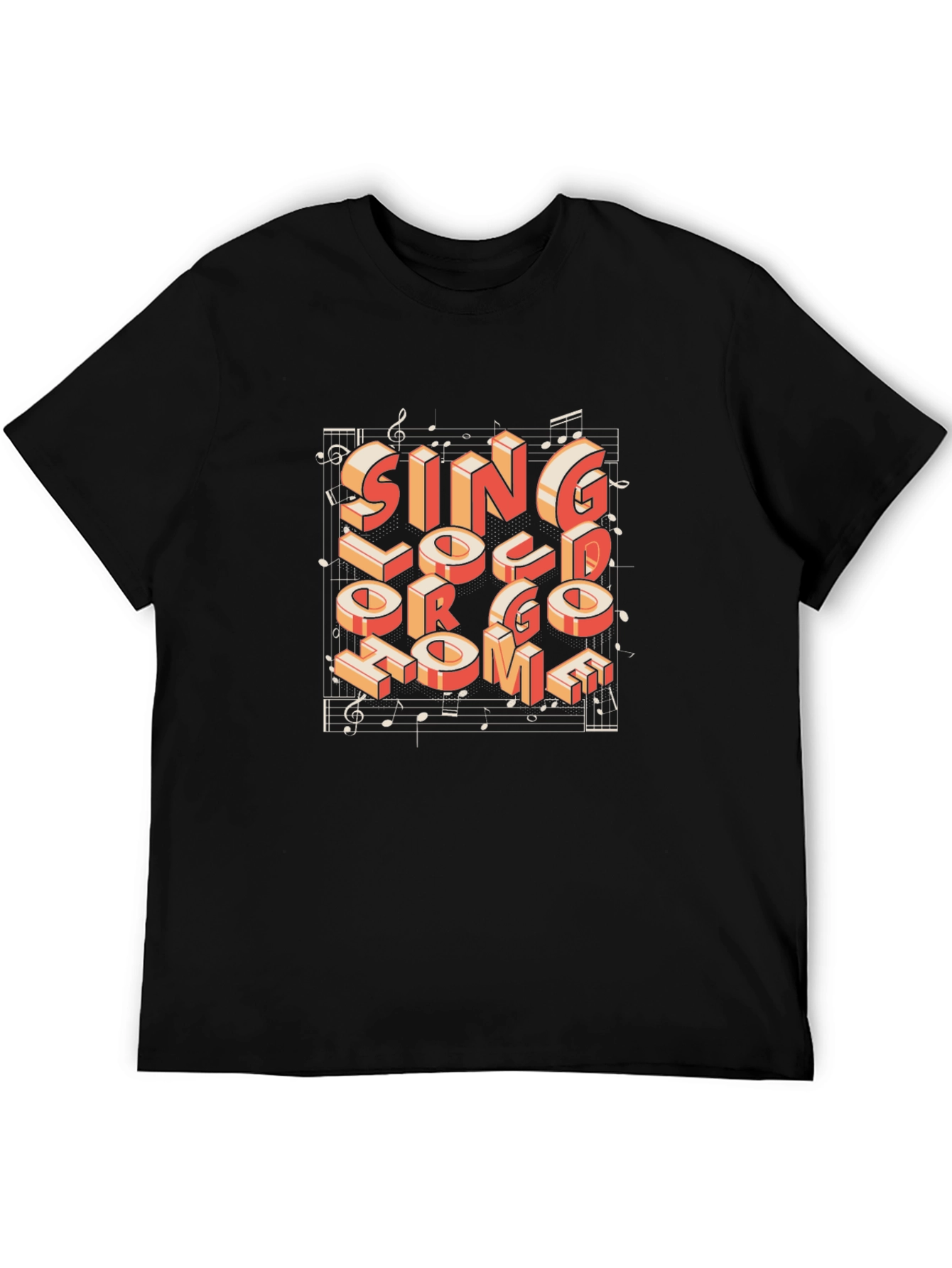 Sing Loud T-Shirt - Music Lover Tee